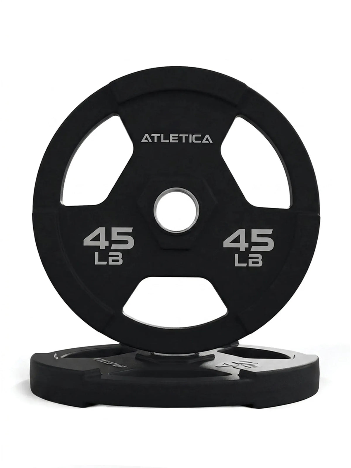 3H Gripper Plates Pair 45 lb with Polyurethane Coating – for Bench Press, Squats and Shoulder Press