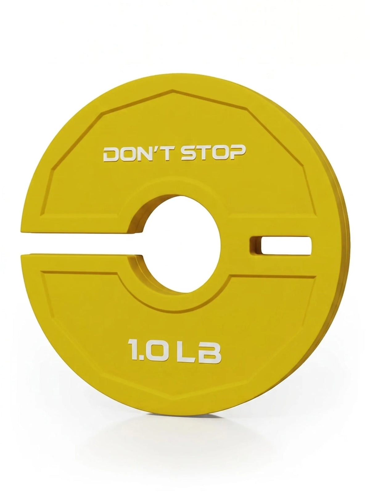 Add-On Flex Plates Colored - Yellow Weight Plate, 1 lb, for Fine-Grained Weight Increase