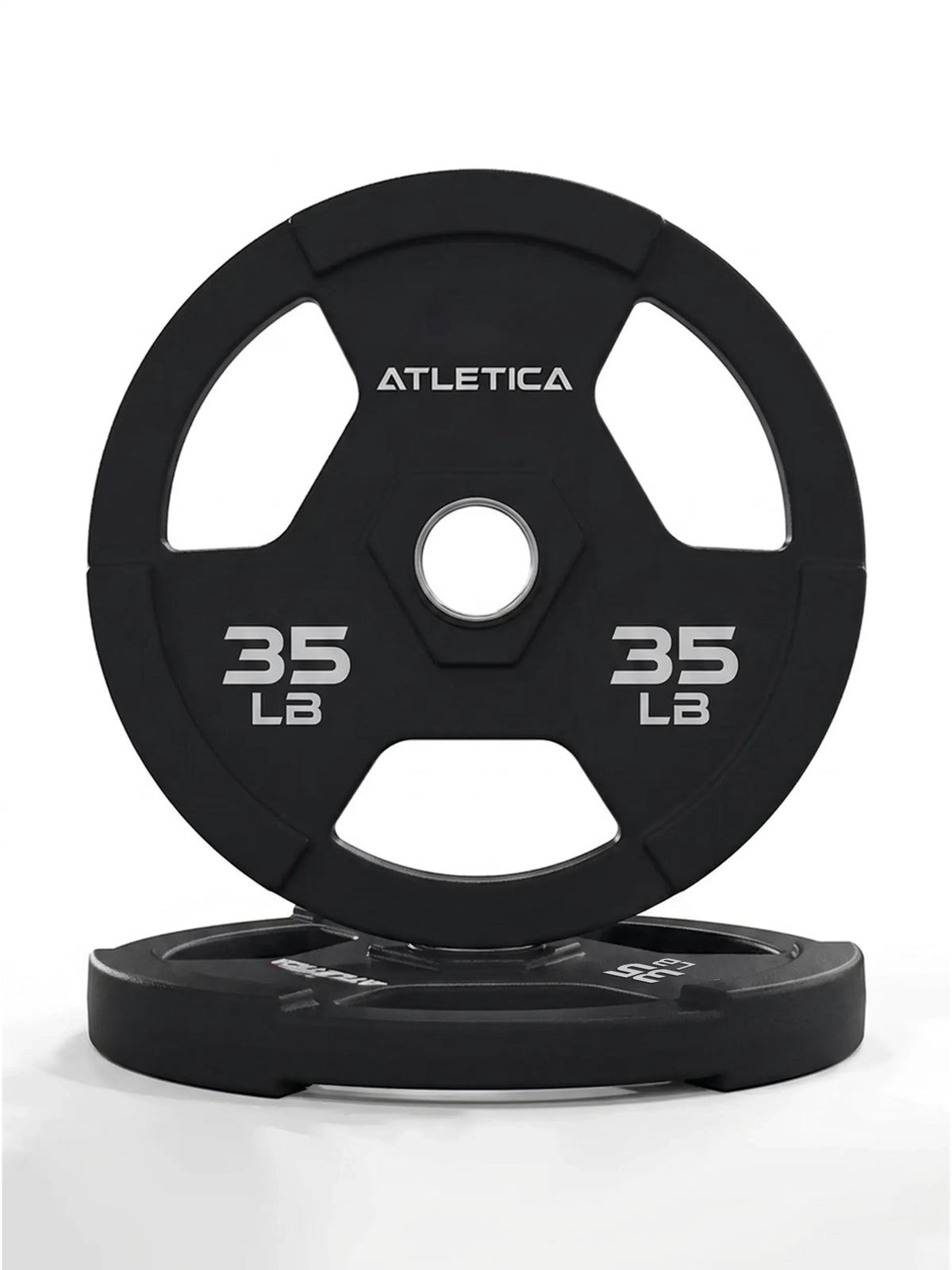 3H Gripper Plates Pair 35 lb with 50 mm bore – for barbell training and strength sports