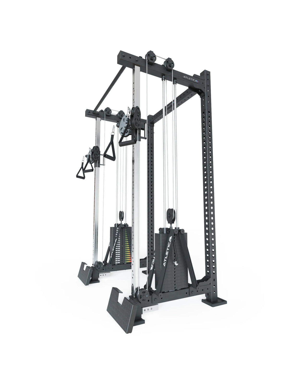 R8 Nitro Cable Rack - Functional Trainer with two weight stacks, freestanding, wall-mounted