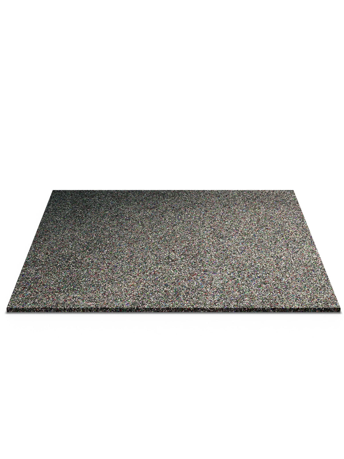 11 sq ft SolidProtect 15mm Gym Flooring with Coarse-Granulated Underside Made of Recycled EPDM Rubber