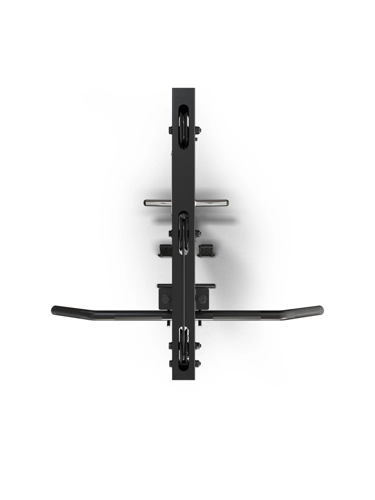 Atletica R7 lat pulldown attachment, low plate-loaded version, top view