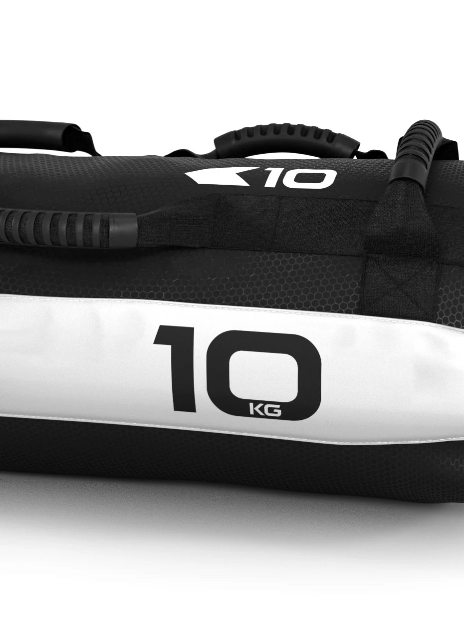 Sandbag 20 lb training bag with black design and sturdy handles