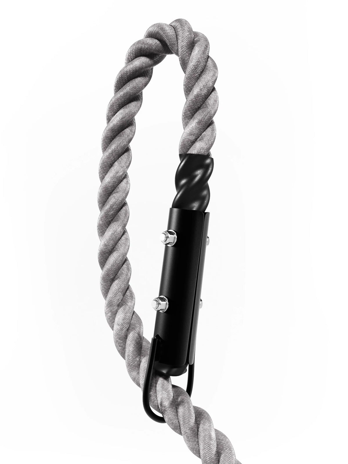 HRX Power Battle Rope 50 ft by Atletica with metal eyelet and sturdy rope fastening