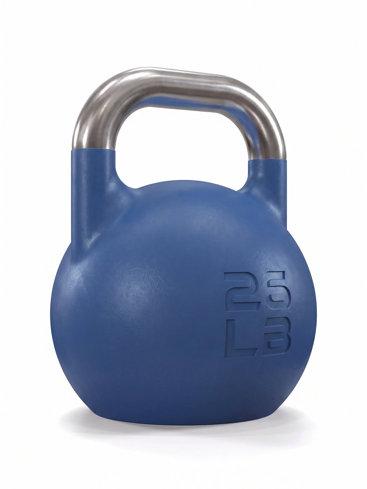 Atletica competition kettlebell 26 lb, blue, front view