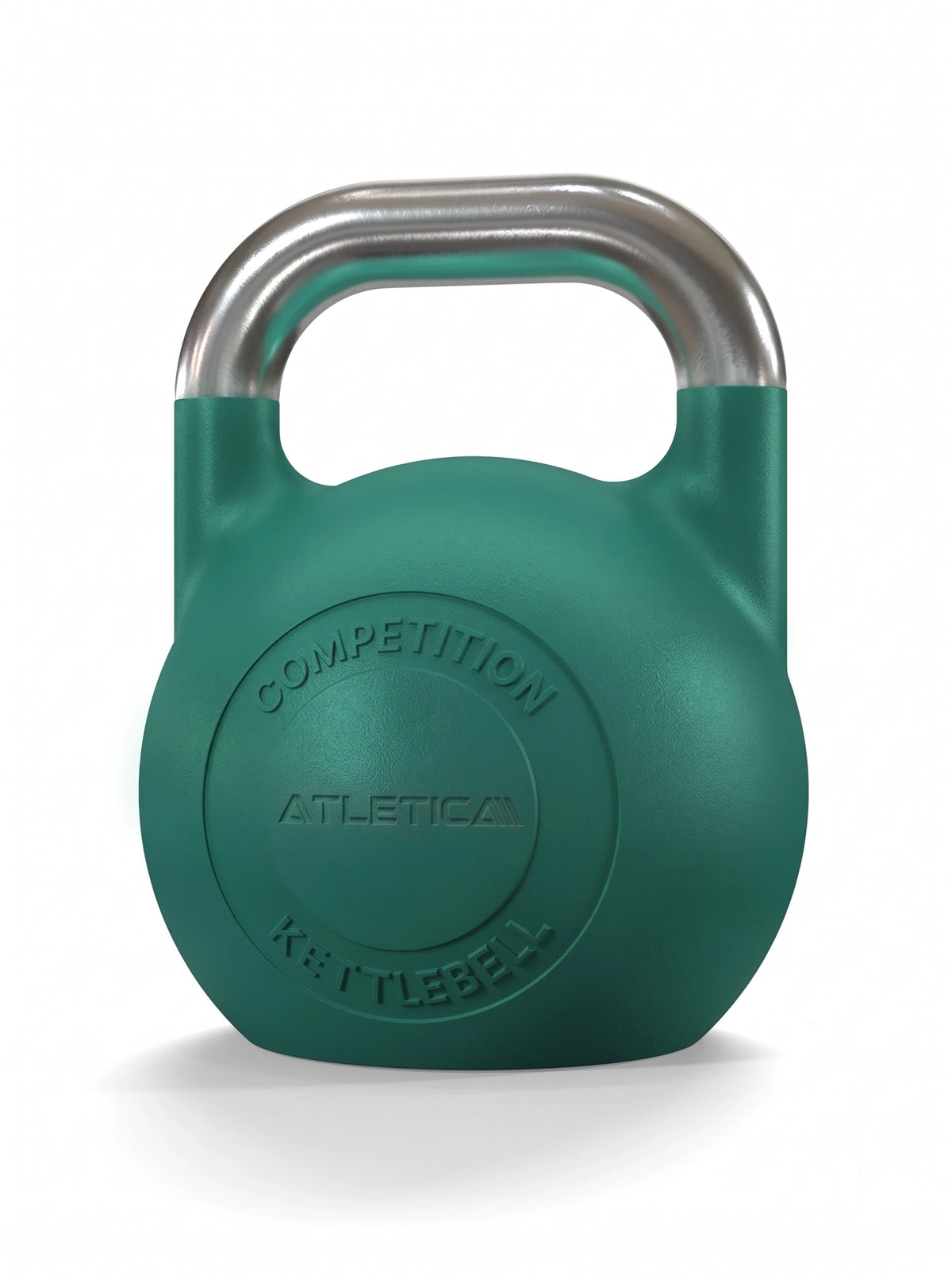 Competition Kettlebell Set - green Competition kettlebell with silver handle, for competition and Functional Training