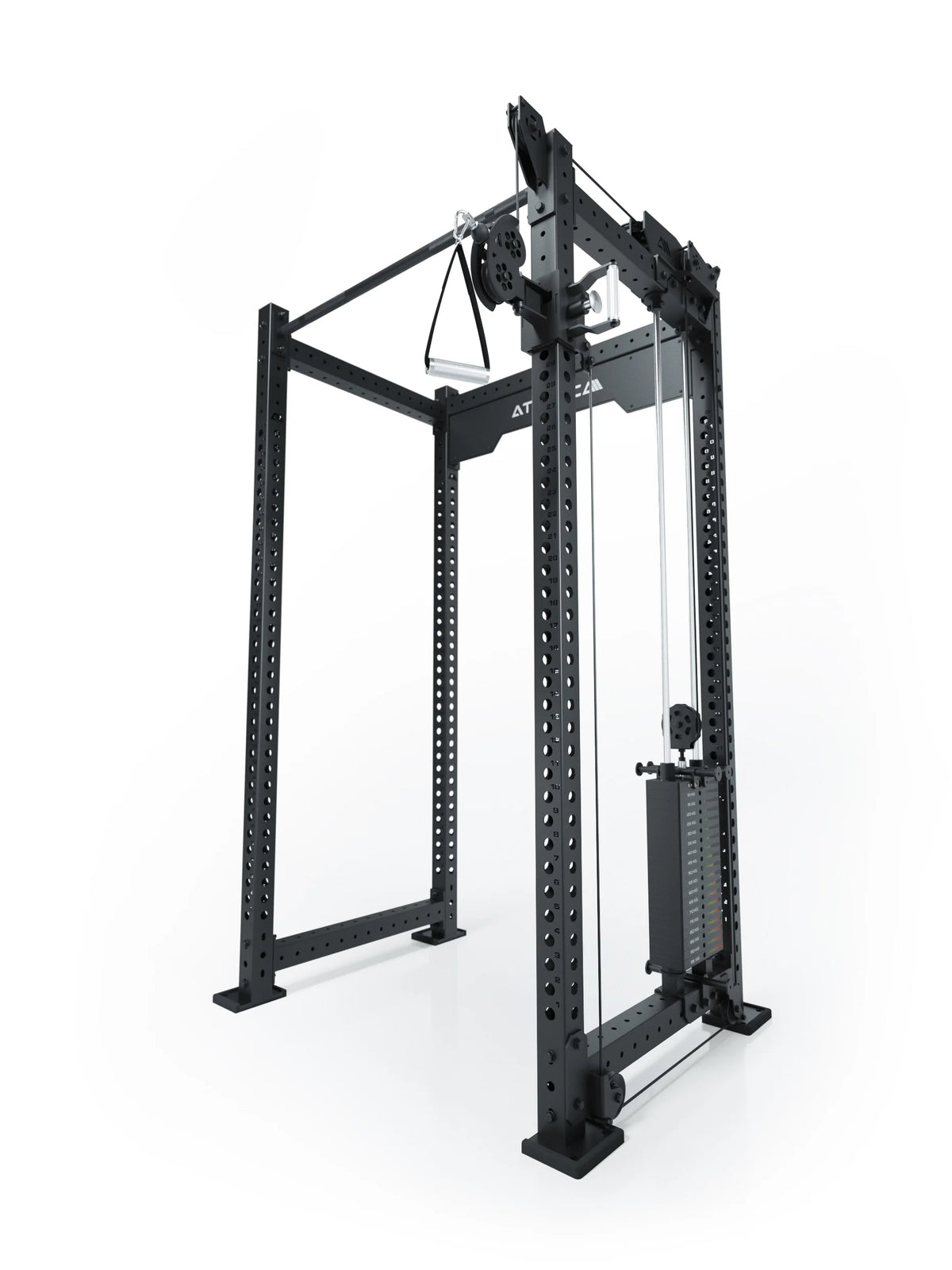 R8 Bradley Right - Cable Pulley attachment for 30.5-inch Crossbar, weight stack on the right, for isolation exercises on the Cable Pulley