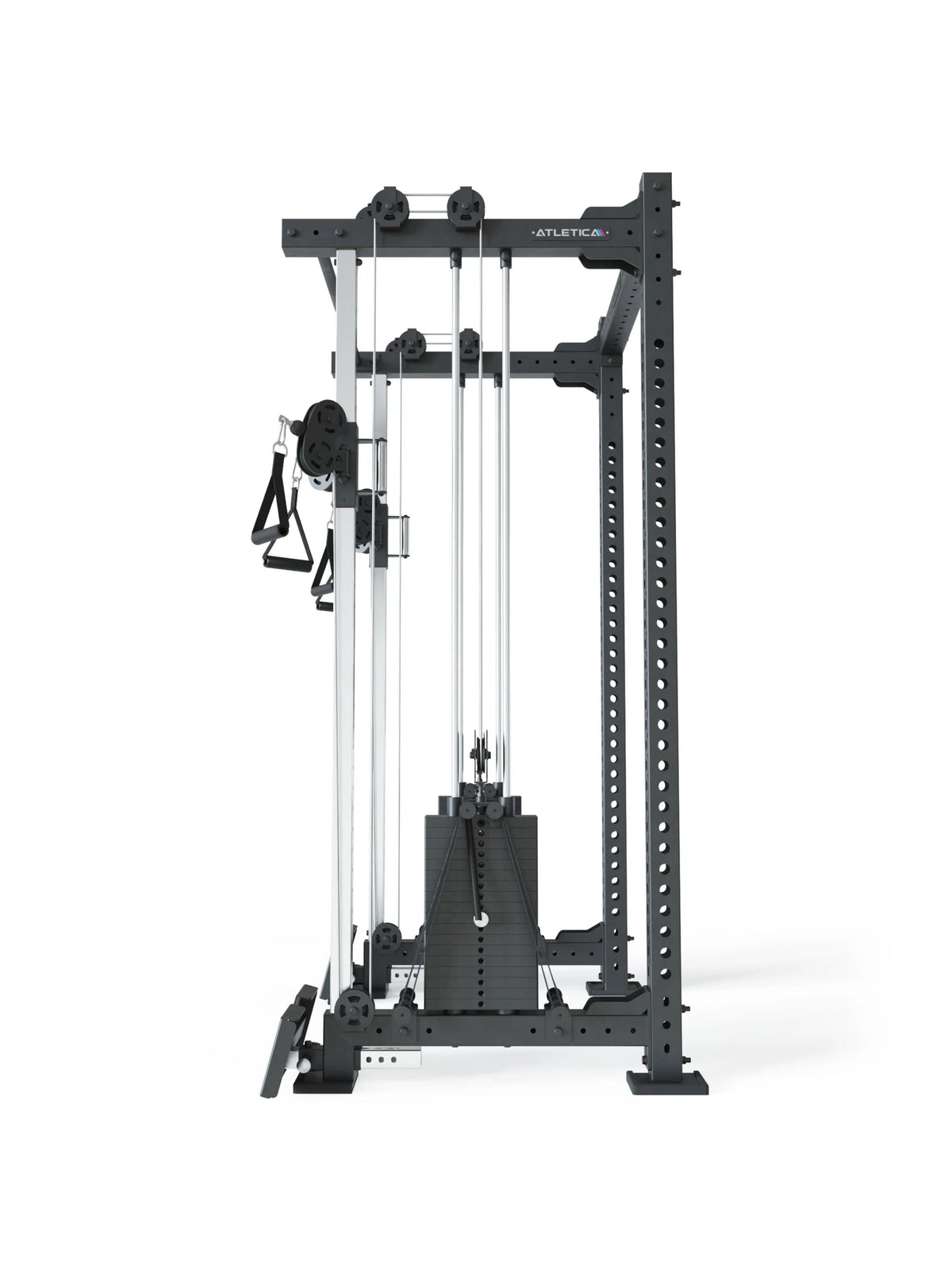 R8 Nitro Cable Rack - Functional Trainer with Weight Stacks, Pulleys, Handles, Freestanding, Wall-Mountable