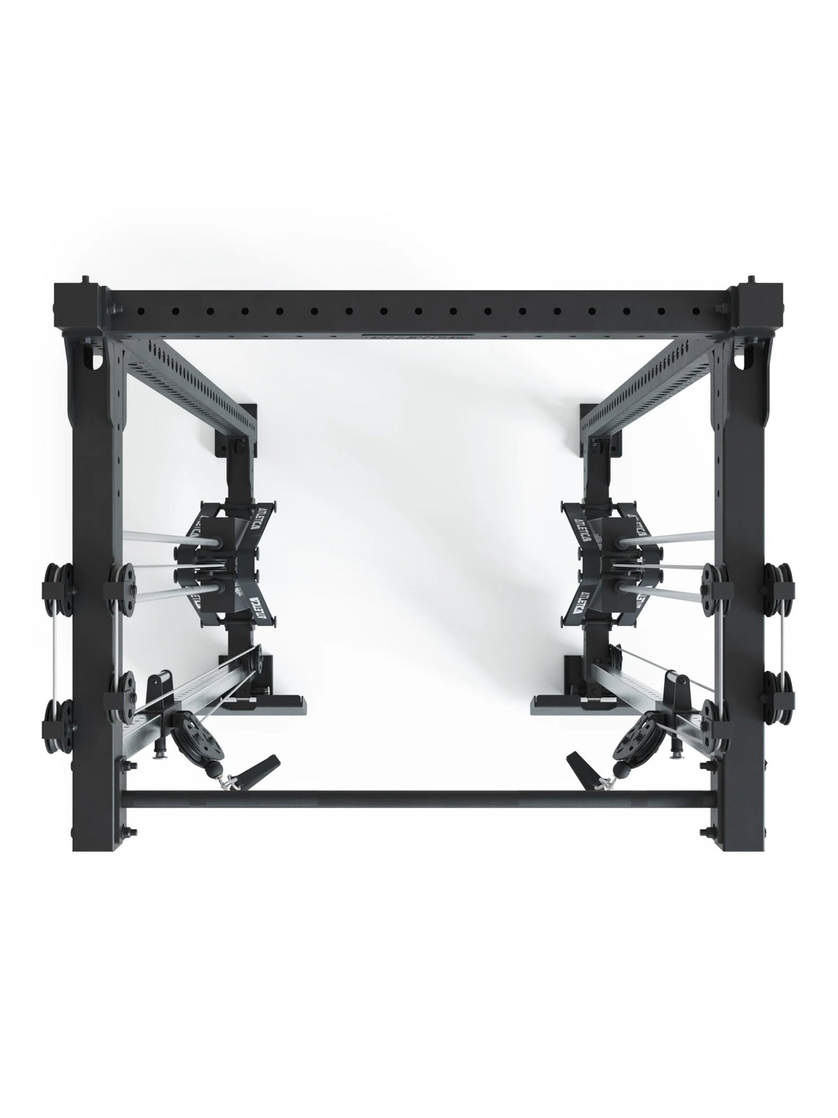 R8 Nitro Cable Rack - Black Cable Pulley Machine, Free-Standing, Wall-Mounted, Two Cable Pulleys