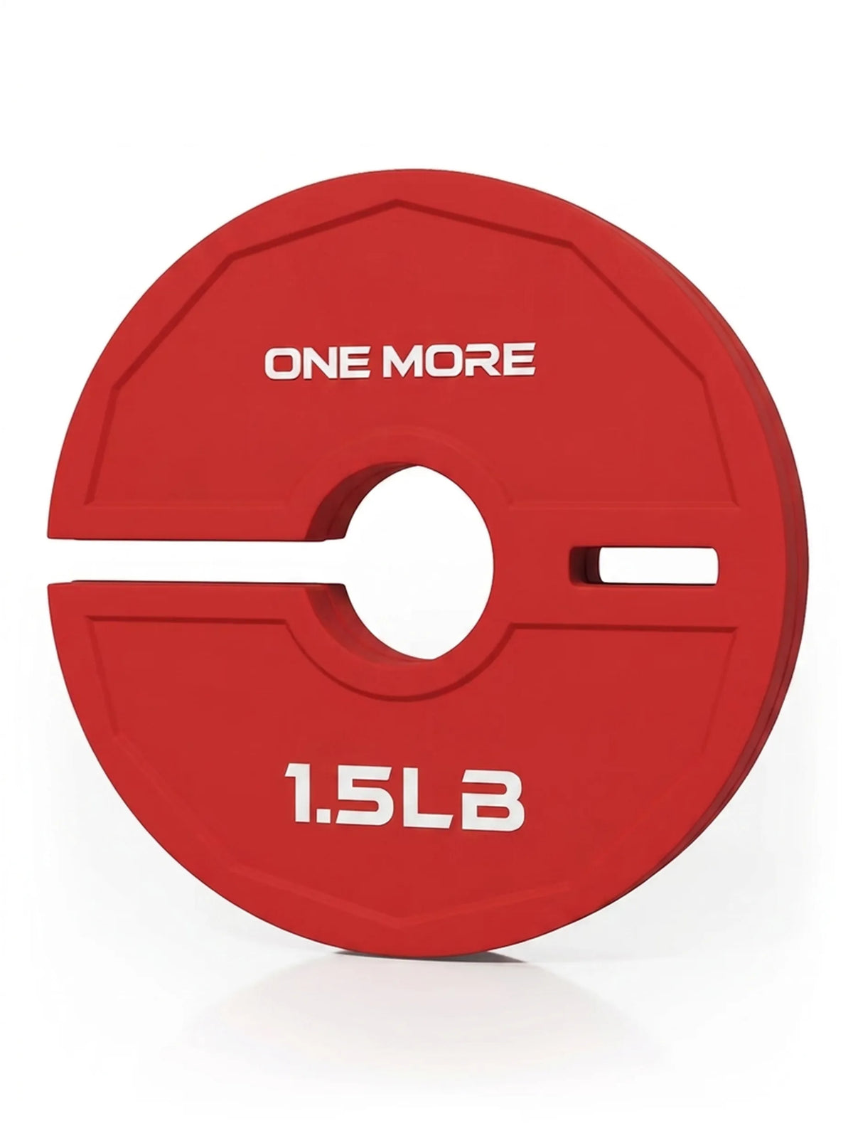 Add-On Flex Plates Colored - Red Weight Plate, 1.5 lb, Recess, free-standing