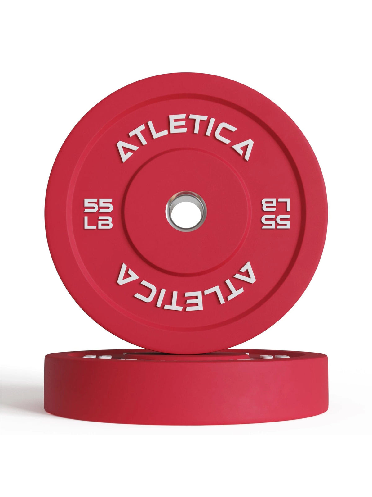 Alpha Barbell Set - Bumper Plate weight plate 55 lb red