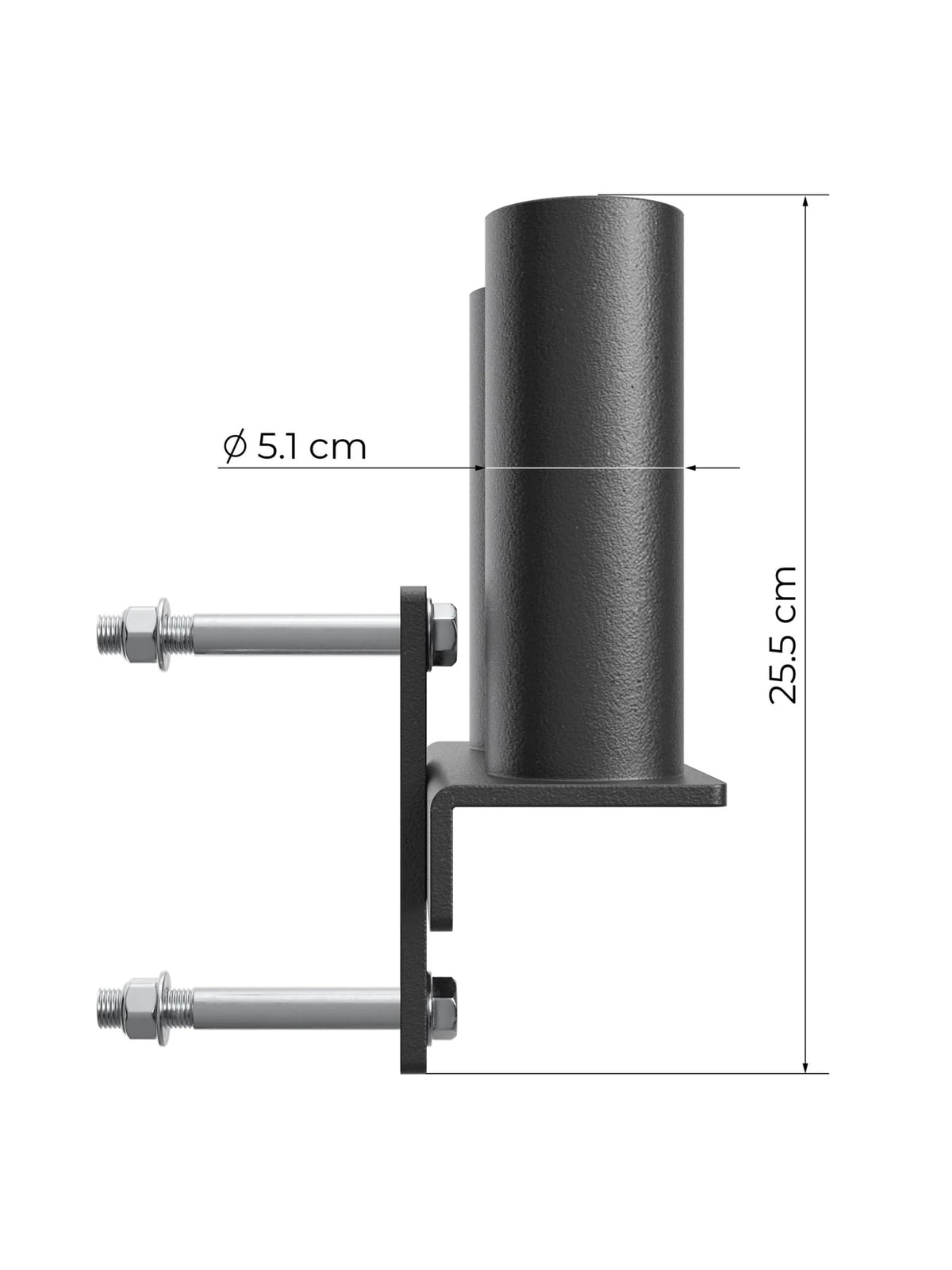 R8 Double Bar Holder – for Safety Squat Bar and Olympic Bars
