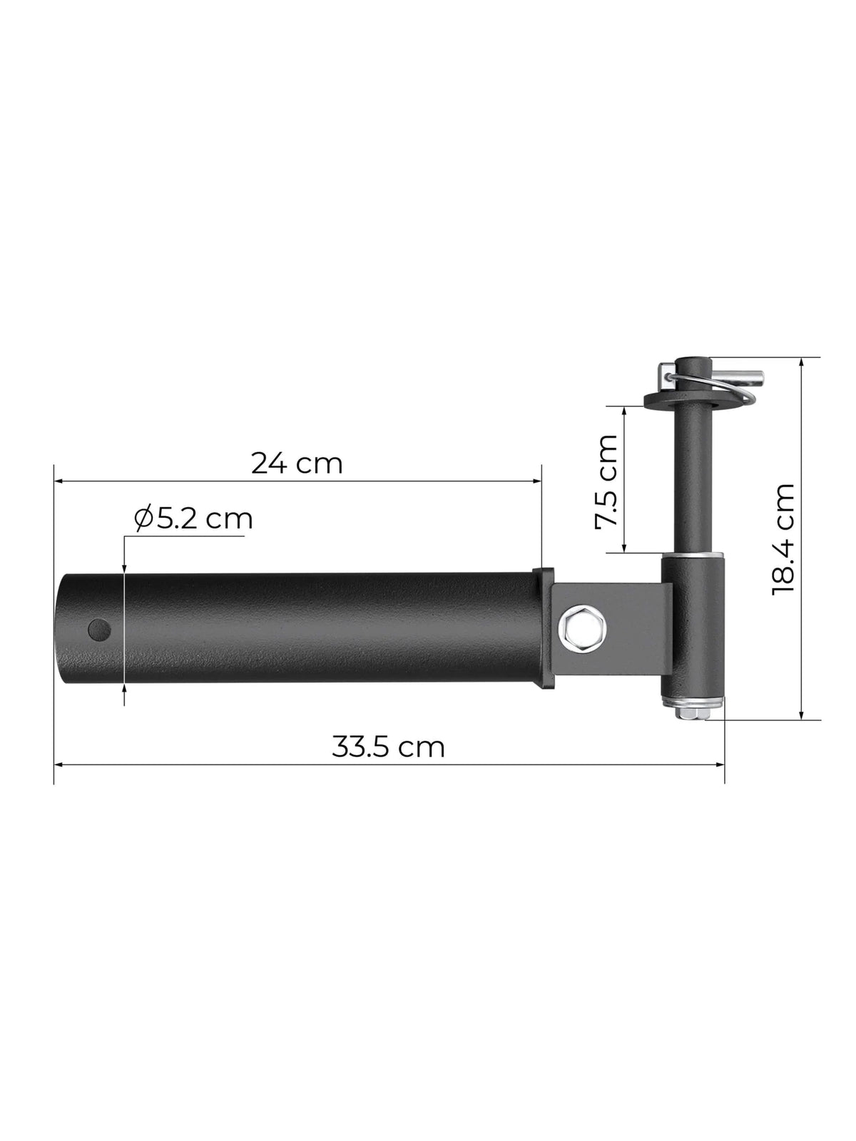 R8 Landmine – robust construction, durable steel attachment