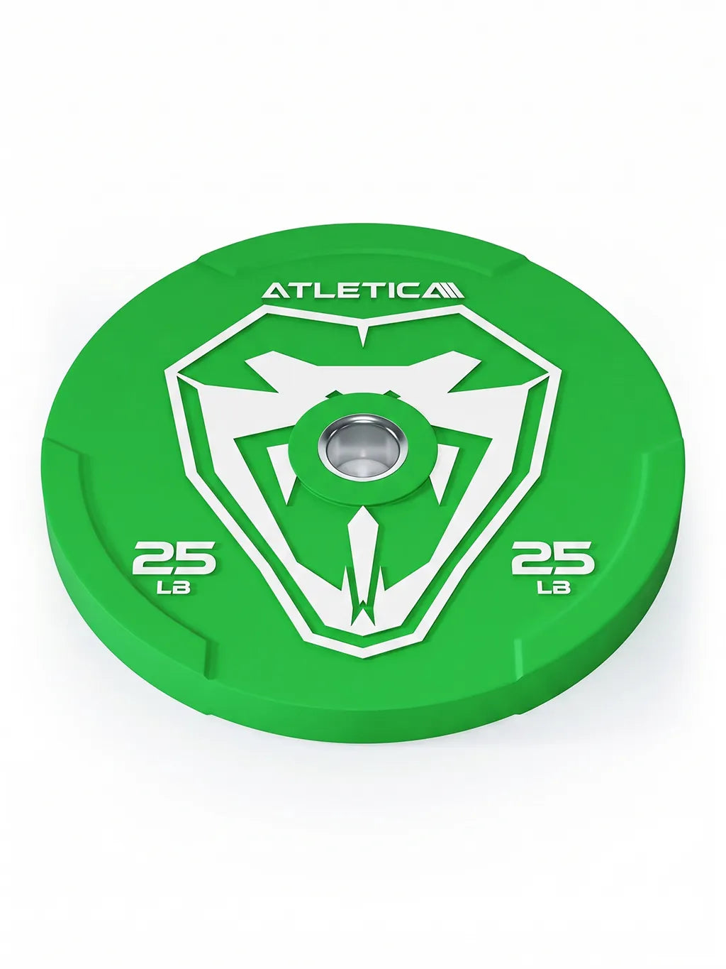 Animal Bumper Plates 25 lb Pair with central metal ring for weightlifting and functional training