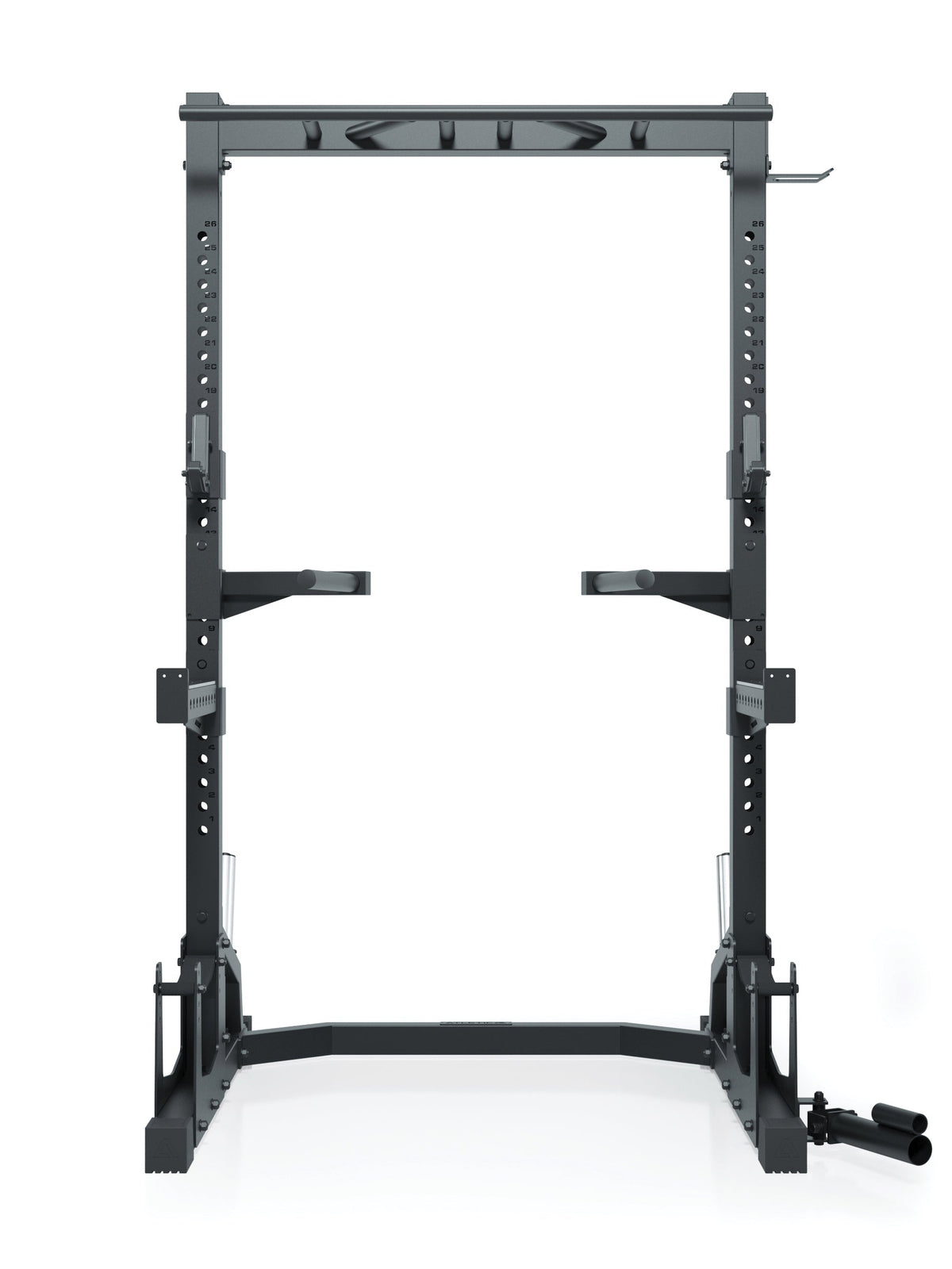 R7 Half Rack SET - Half Rack with Pull-Up Bar, J-Hooks, safety shelves