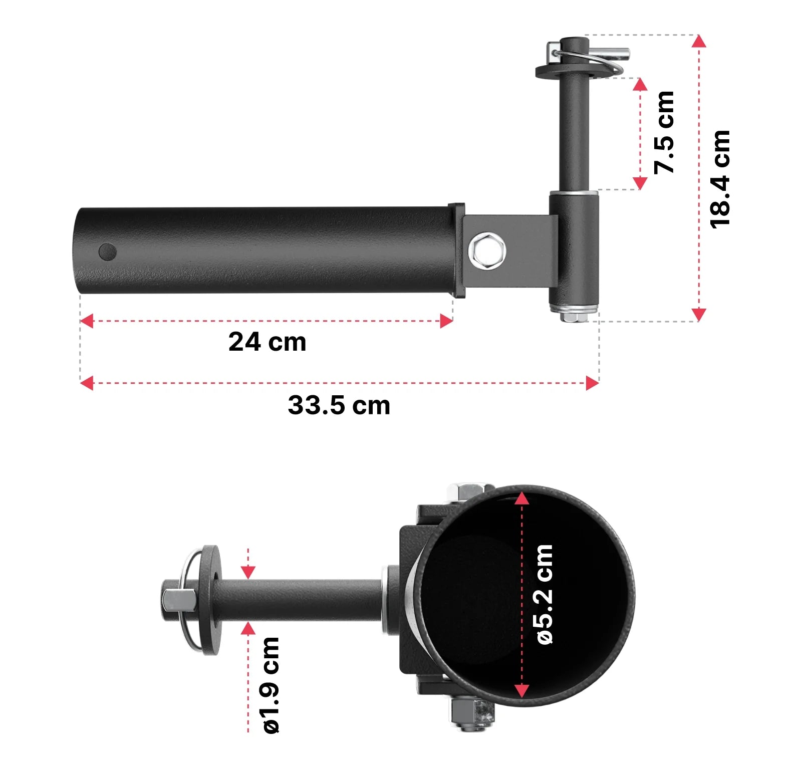 R8 Landmine Dimensionen