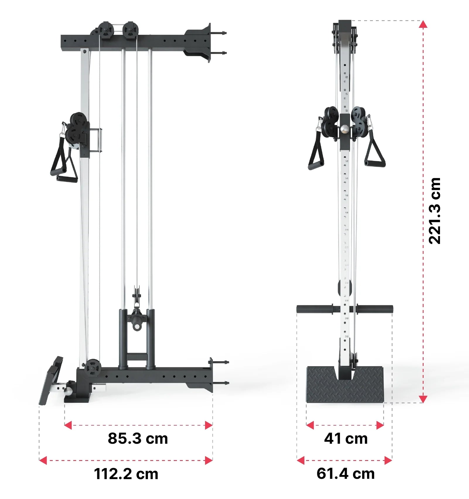 R8 Kabelzug Pro Dimensionen