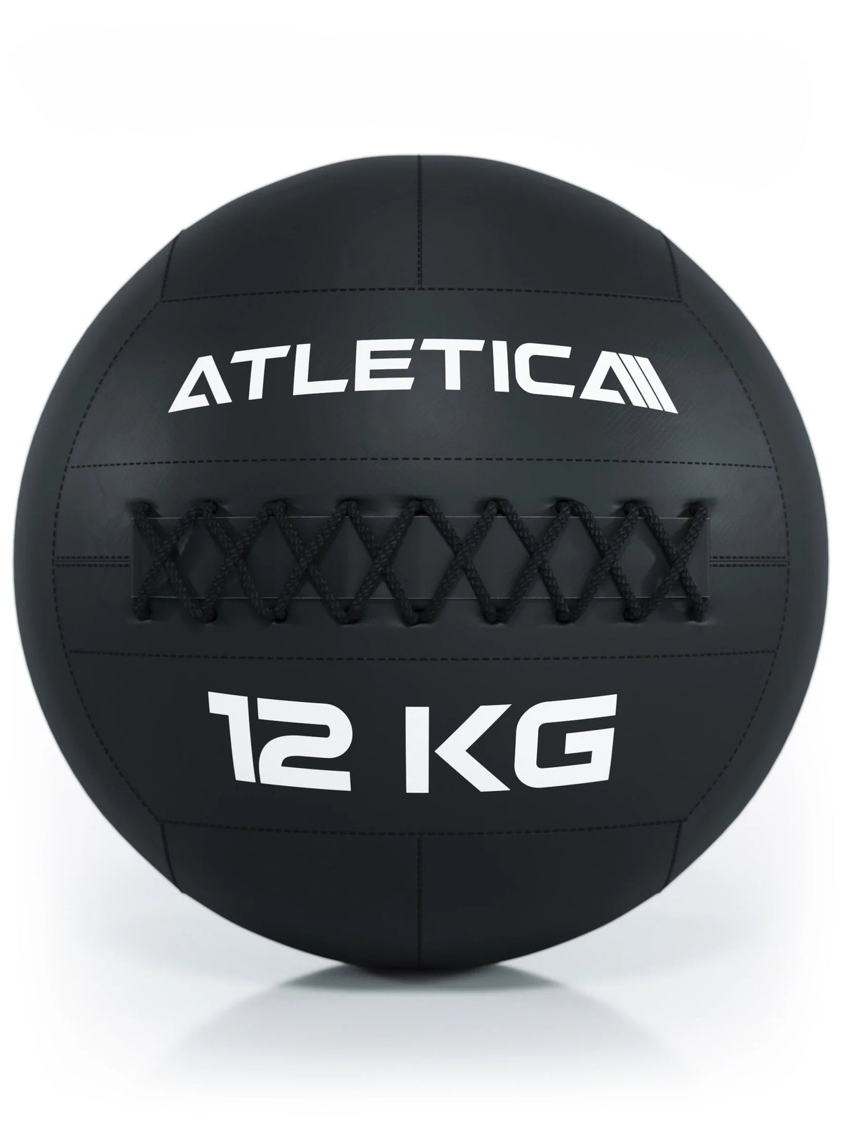 Atletica WallBall - 25 lb, stitched surface, made of synthetic leather, for functional training and core exercises