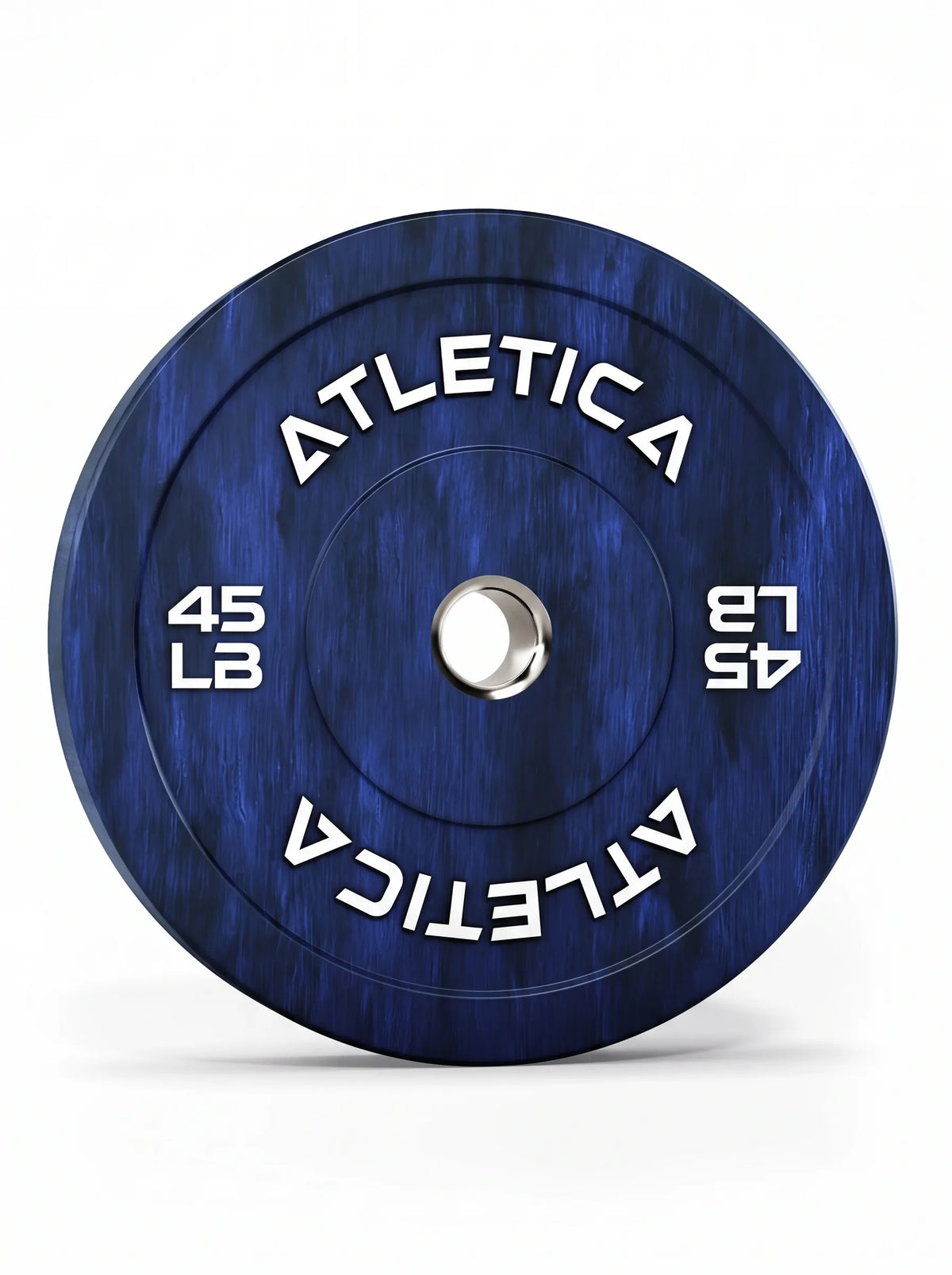 Fusion Bumper Plates - Blue Weight Plate, 45 lb, central Hole