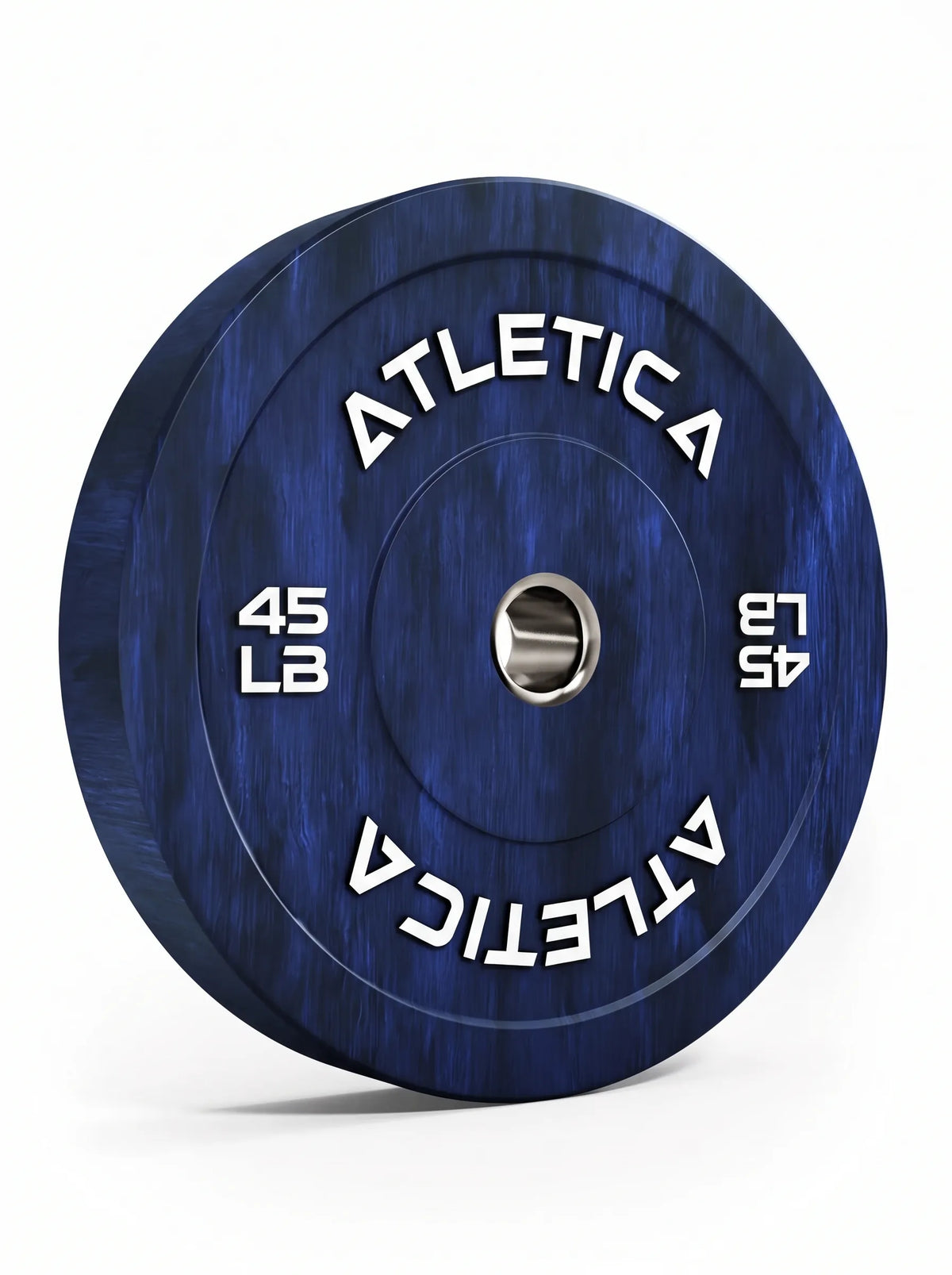 Fusion Bumper Plates - Two blue weight plates, 45 lb, for strength training