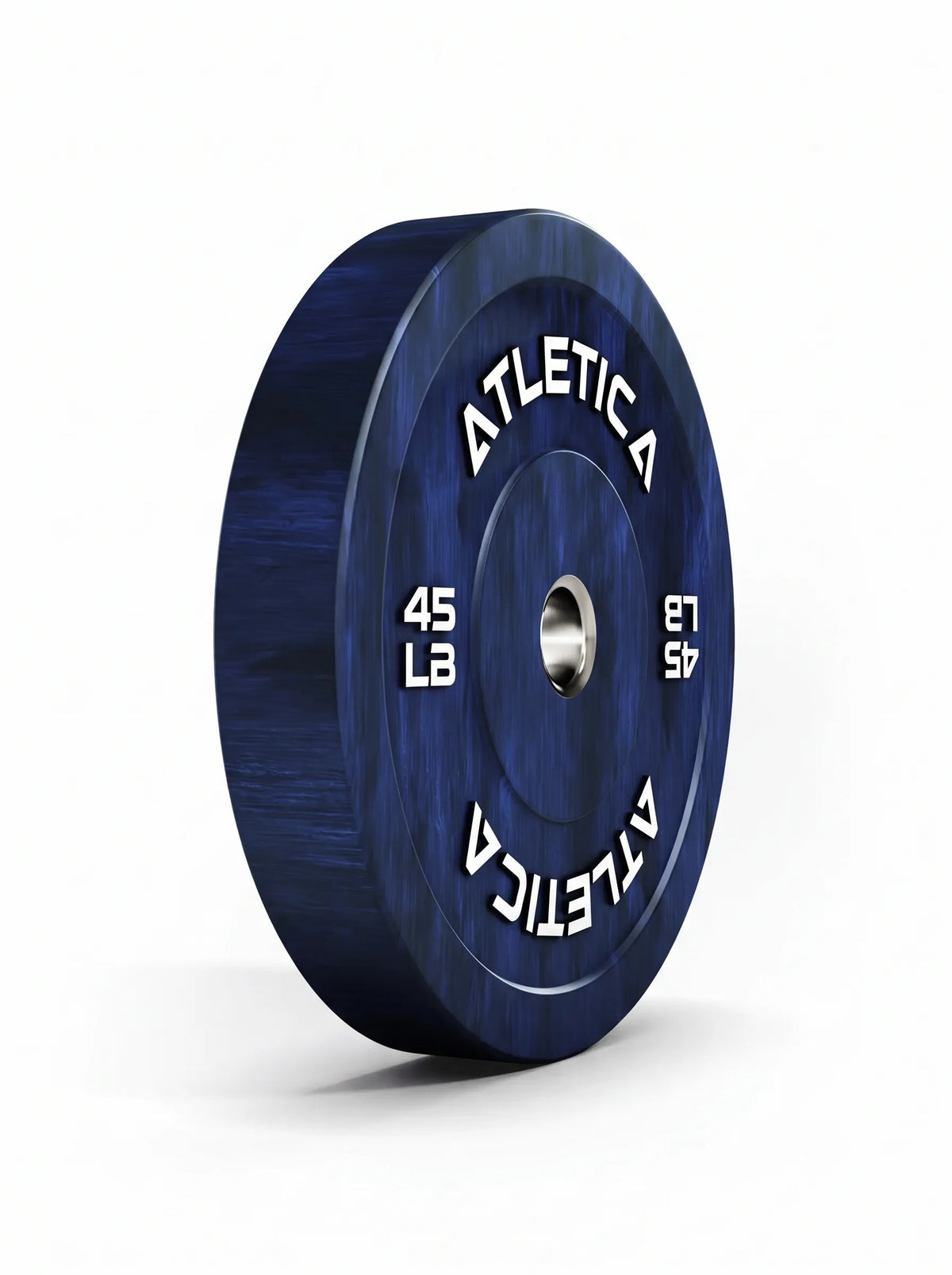 Fusion Bumper Plates - Two blue weight plates, 45 lb, for strength training