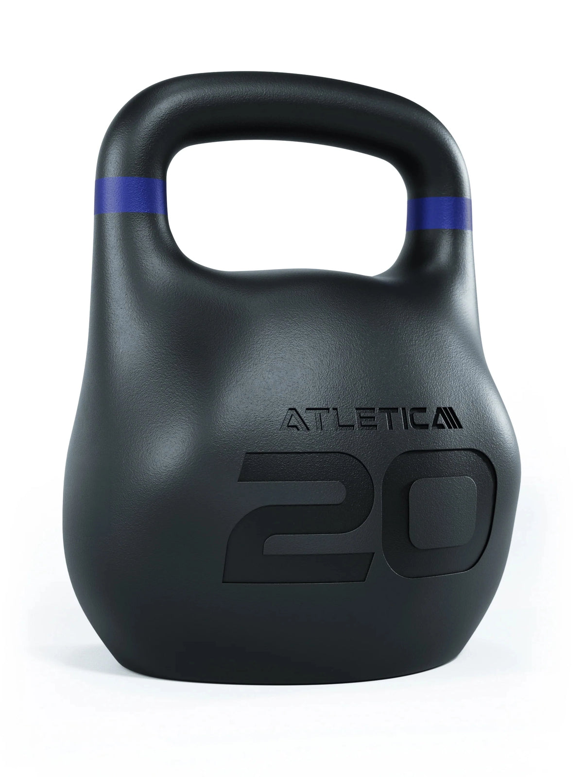 HRX Octagon Kettlebell - 44 lb, kettlebell with blue stripe, for functional training