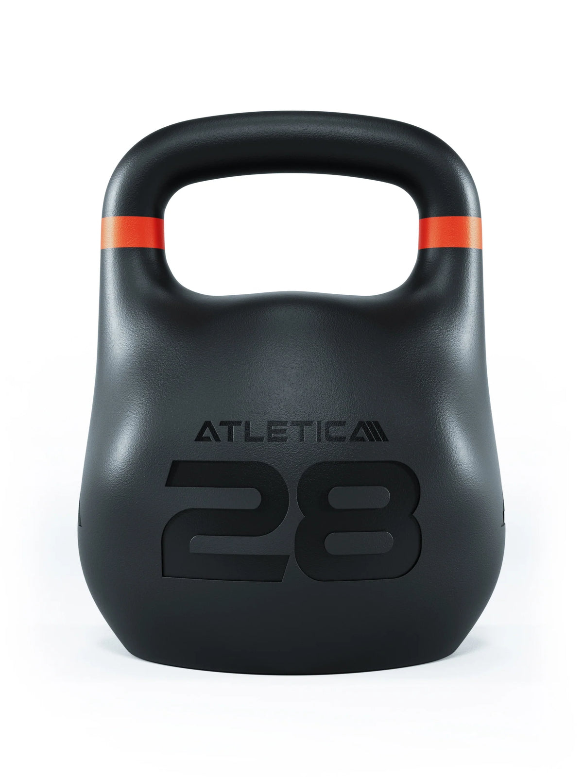 Atletica HRX Octagon Kettlebell 62 lb, front view with embossed weight number