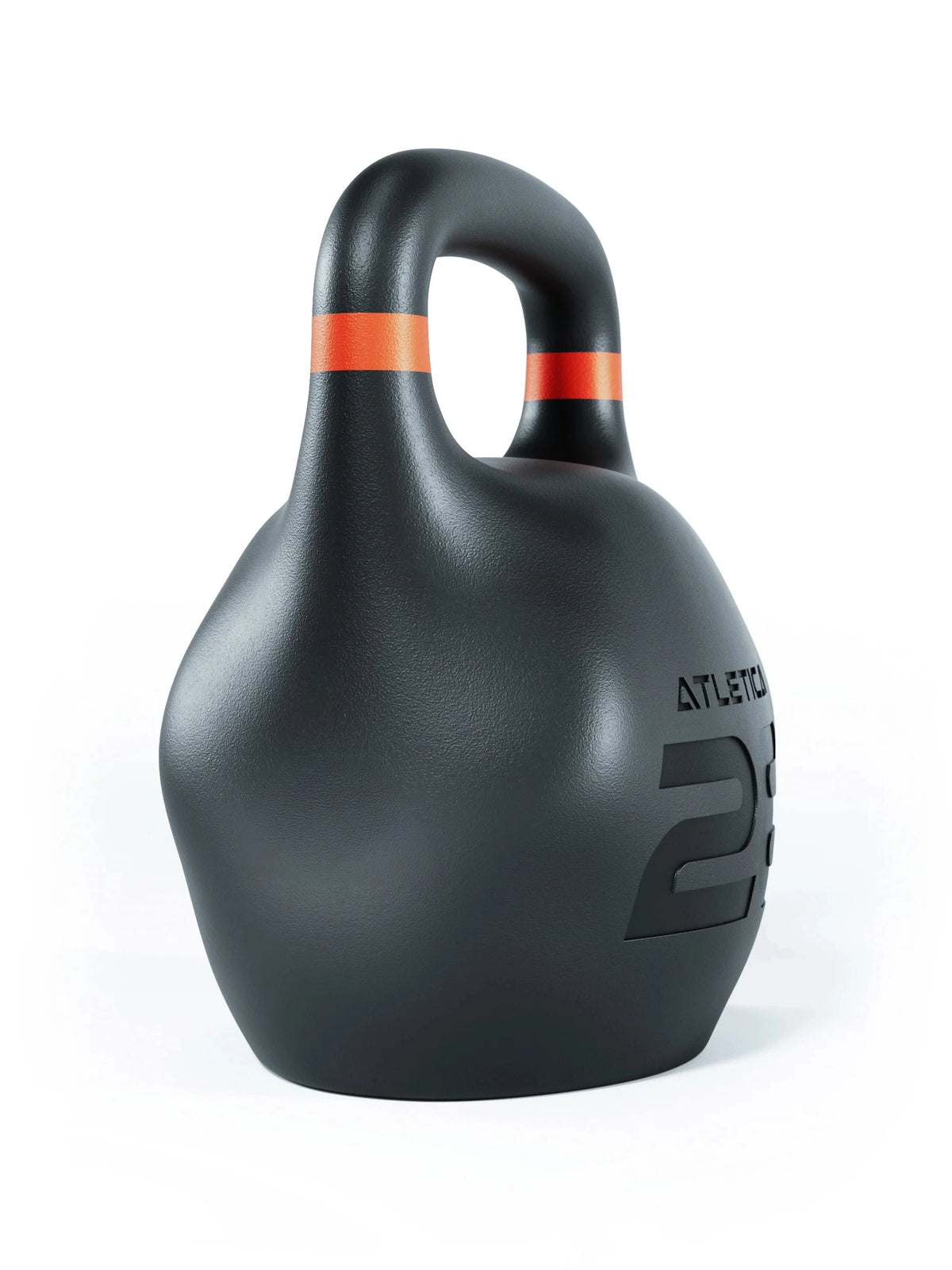 HRX Octagon Kettlebell - 62 lb, kettlebell with orange stripe, for functional training