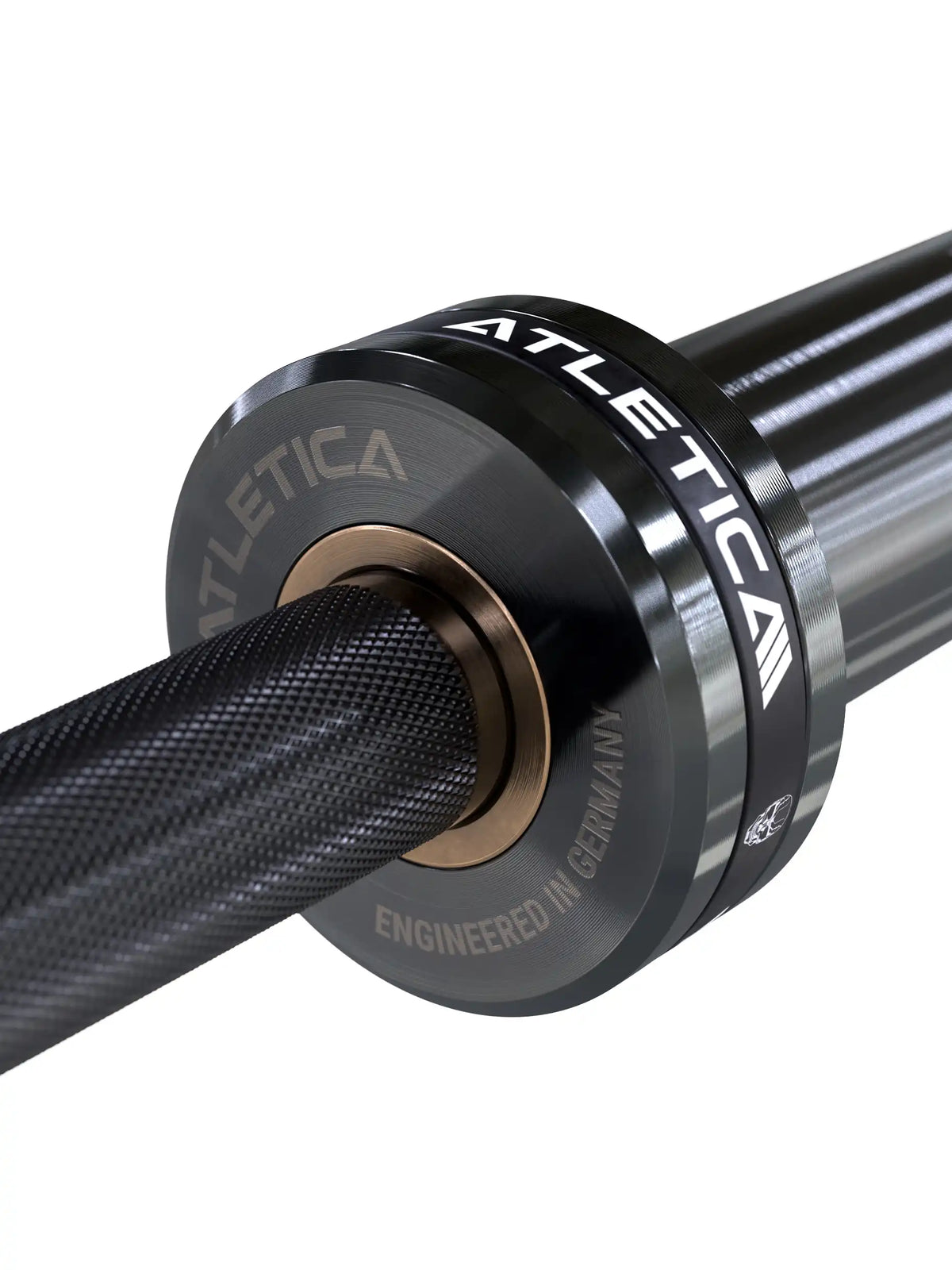 Delta Hybrid Barbell Triple Black with 2,200 lb load capacity