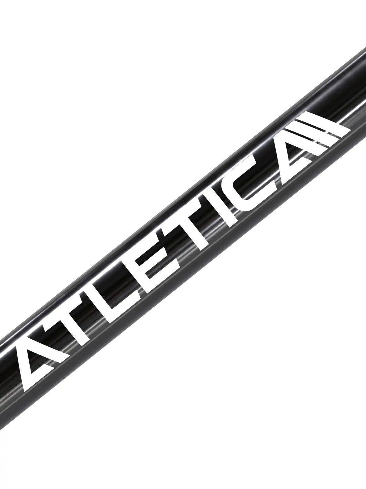 Delta Hybrid Barbell Tripple Black with grip markings for Powerlifting and Weightlifting