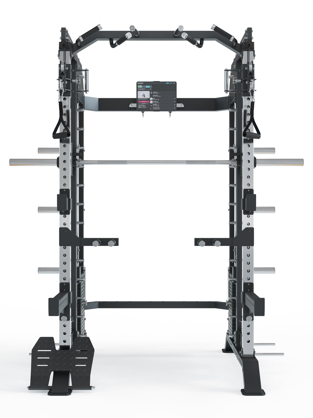 Hellraiser Home Gym with Pull-Up Bar, barbell holder, dip handles, Cable Pulley