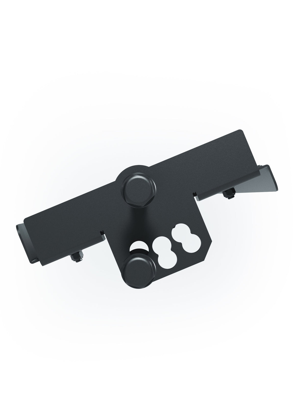 R8 storage rack - detail view of the holder with round cutouts