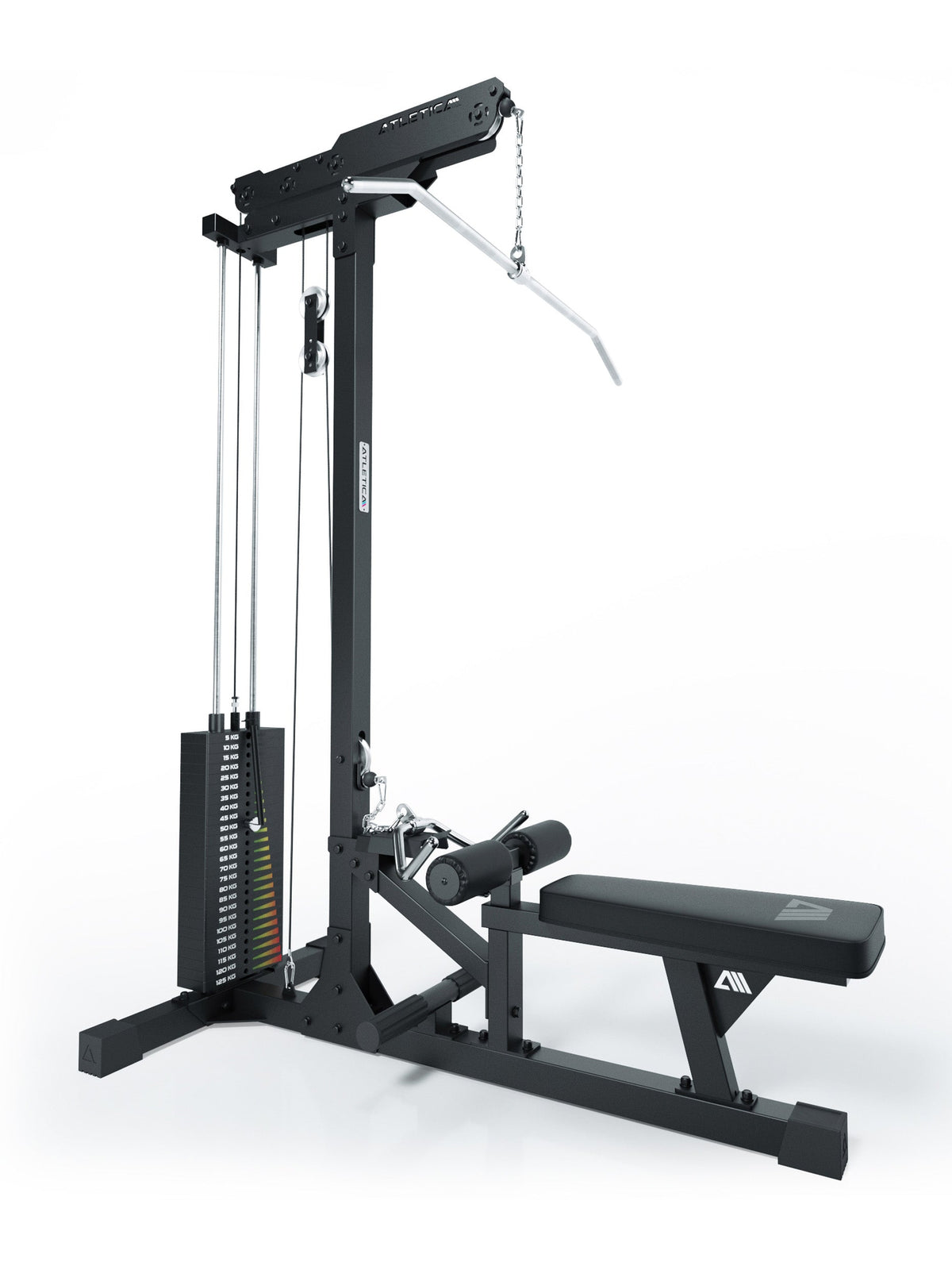 Lat Pulldown with Low Row – High-quality materials and equipment