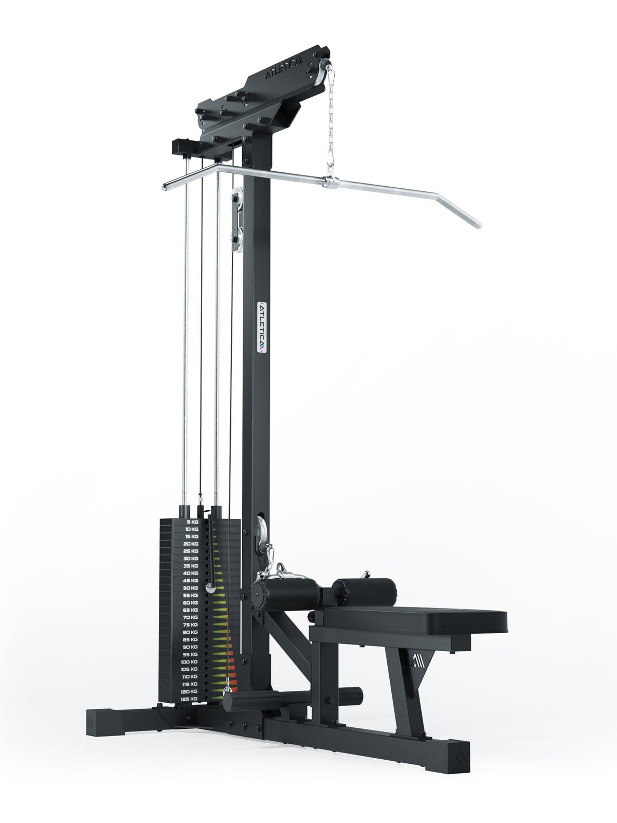 Lat Pulldown with low row – footprint 62"x33", suitable for Home Gym