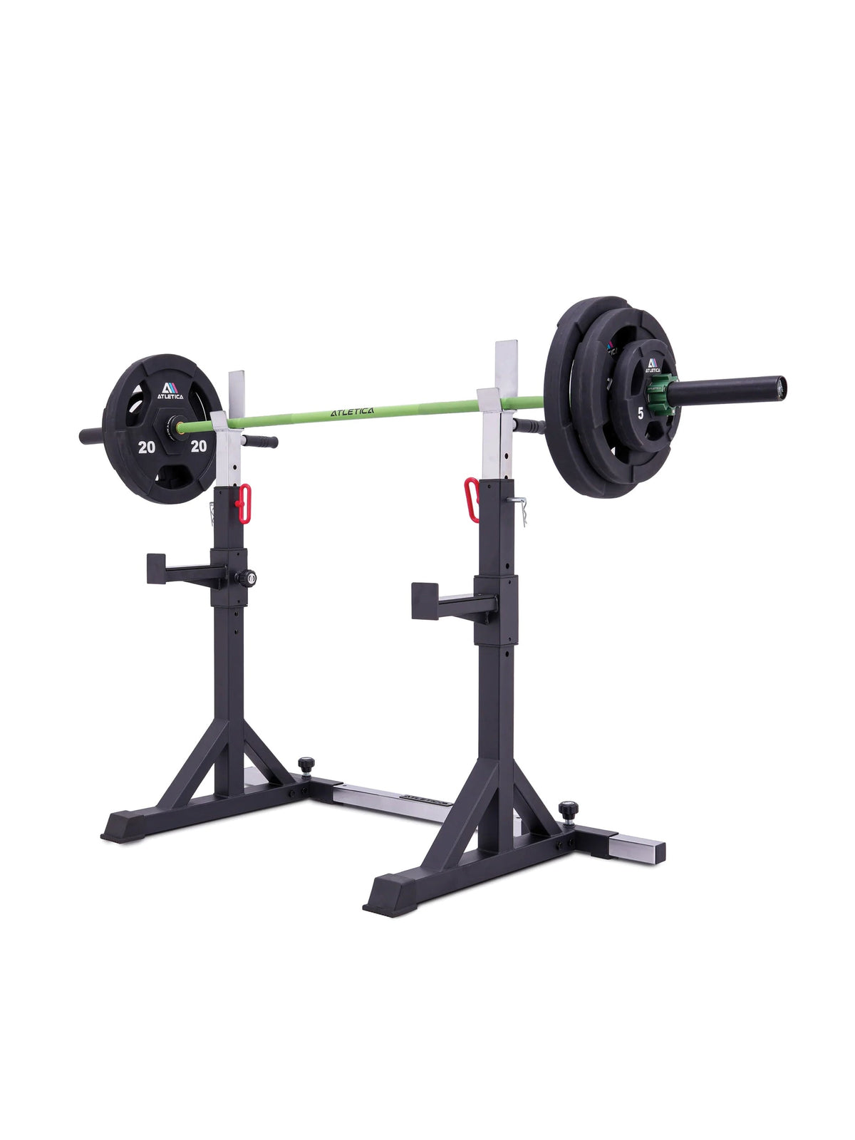 Atletica Free Stands Squat Rack with Barbell