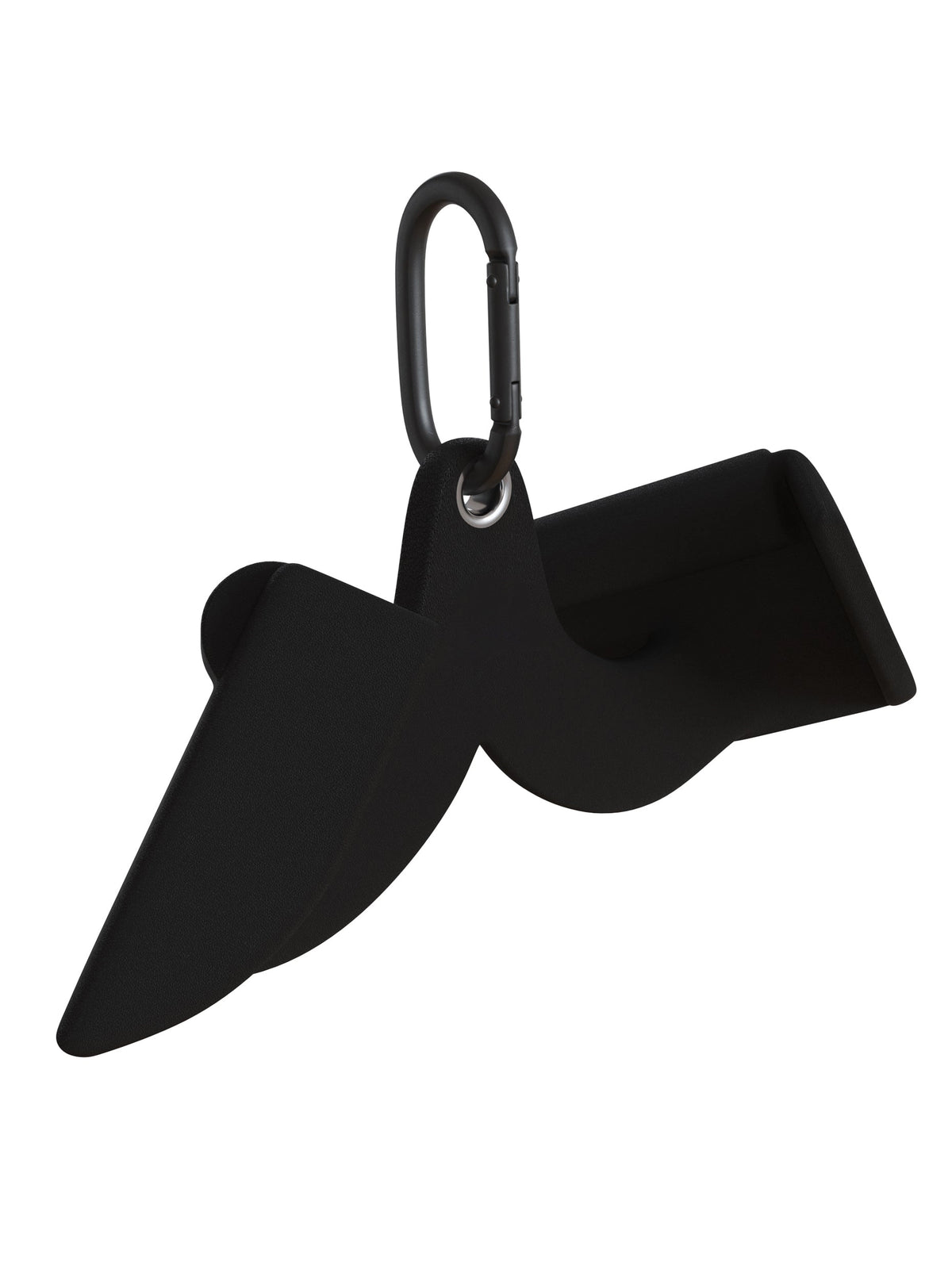 Ergo Handle - black carabiner hook on ergonomic handle