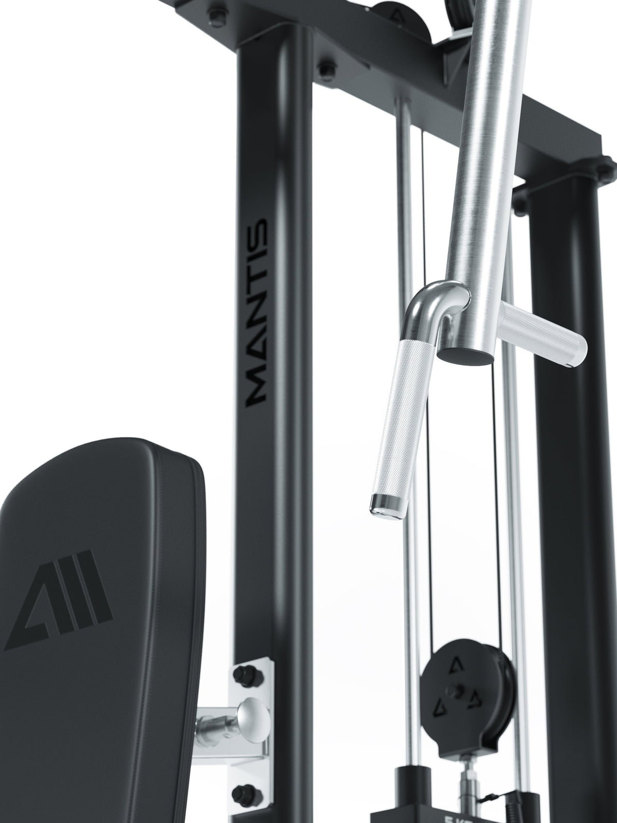ATLETICA MANTIS – Close-up Pop-Pin Lock and Cable Mechanism for quick Change