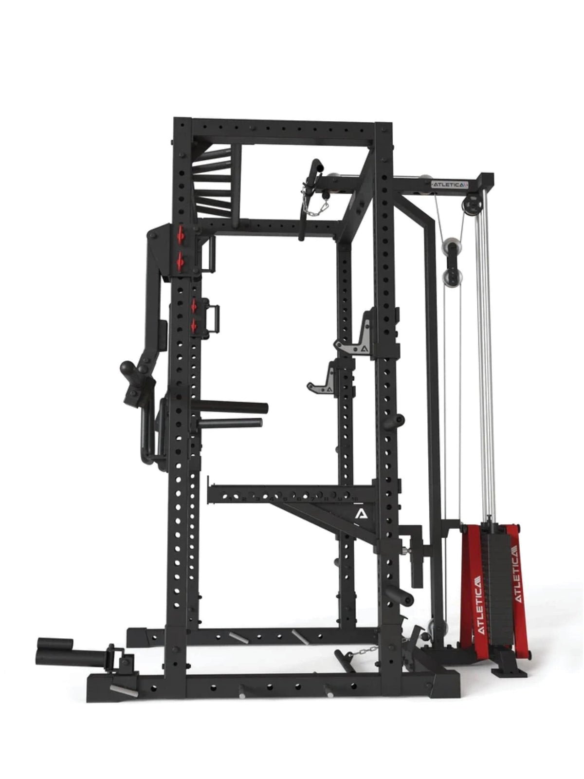 R7-Stryker Power Rack with Lat Pulldown, low row & Jammer Arms