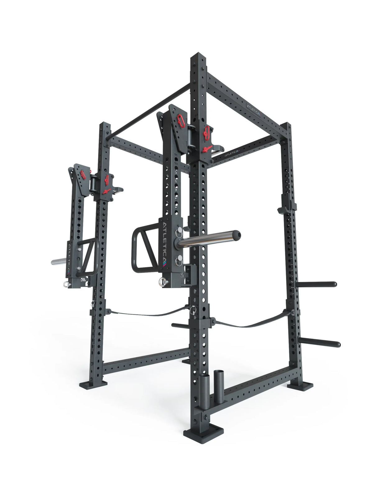 R8 Slate Power Rack with Jammer Arms and storage pins