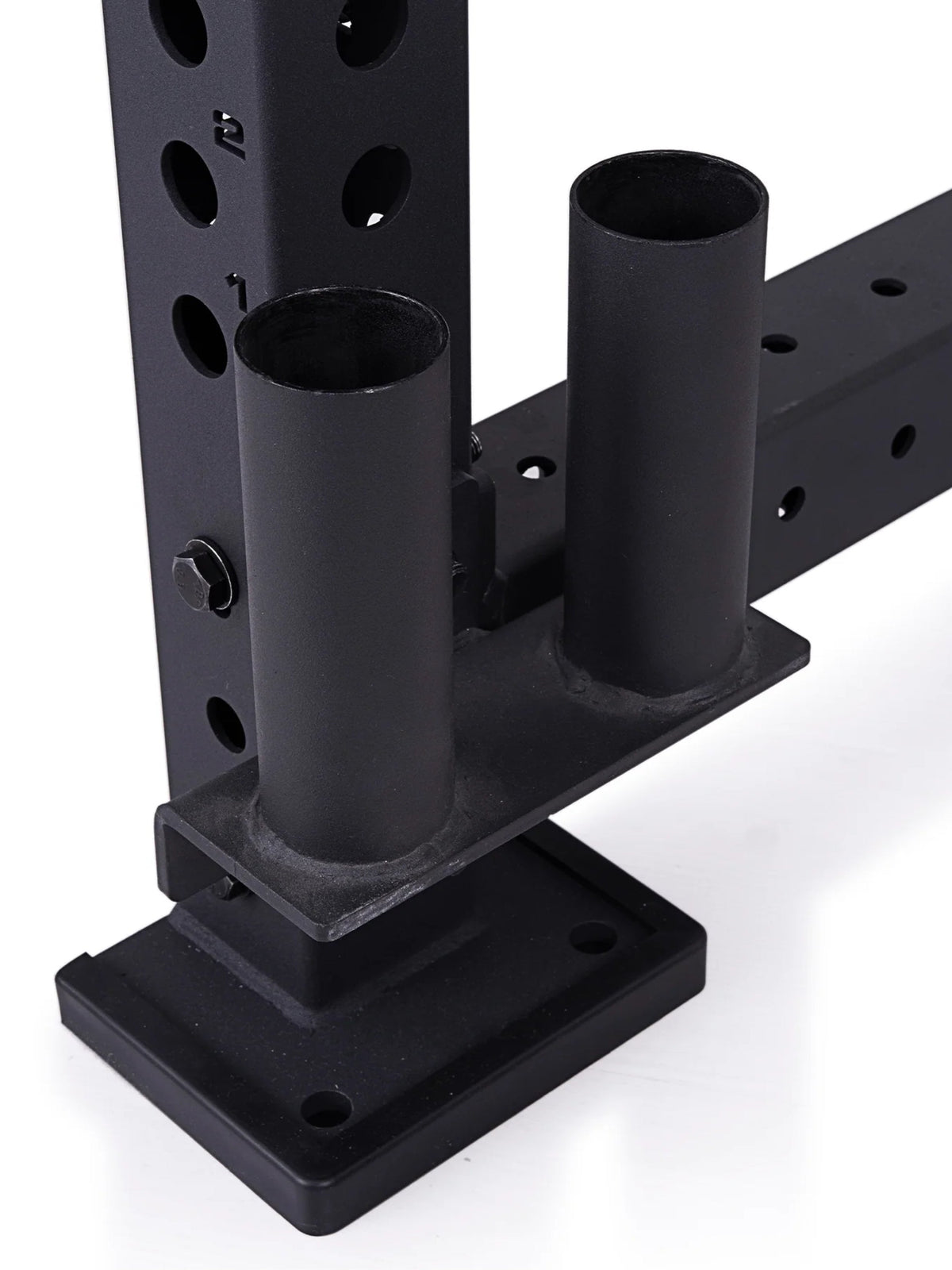 R8 Strike Power Rack with vertical barbell holder