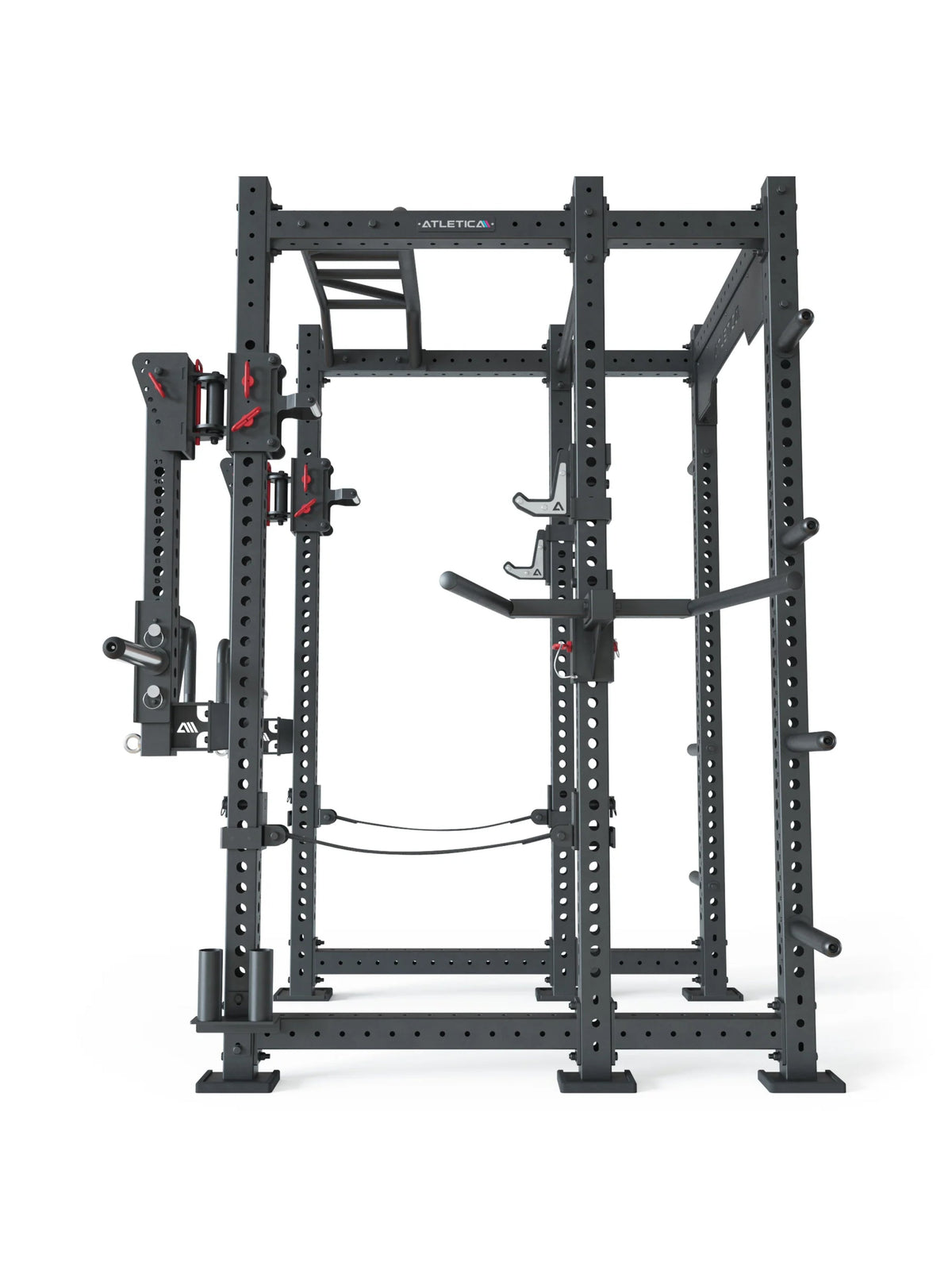 R8 Strike Power Rack with Safety Straps, Jammer Arms and J-Hooks