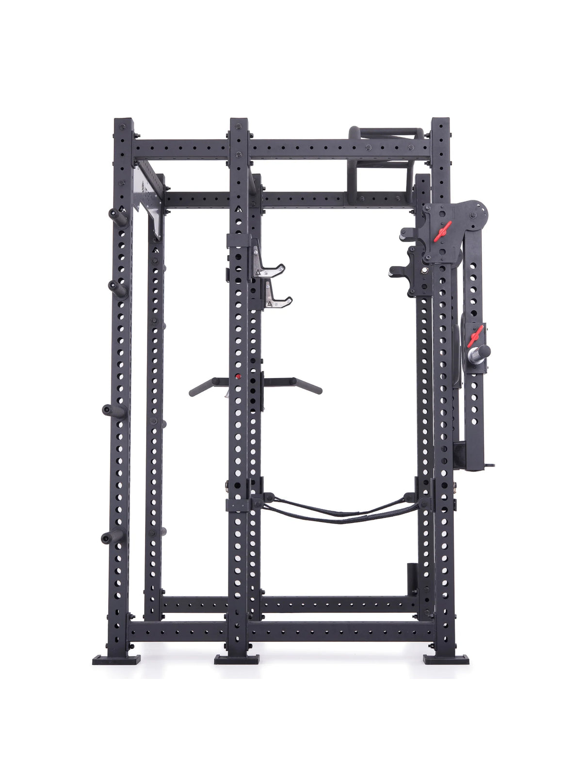 R8 Strike Power Rack with Jammer Arms, J-Hooks and Safety Straps