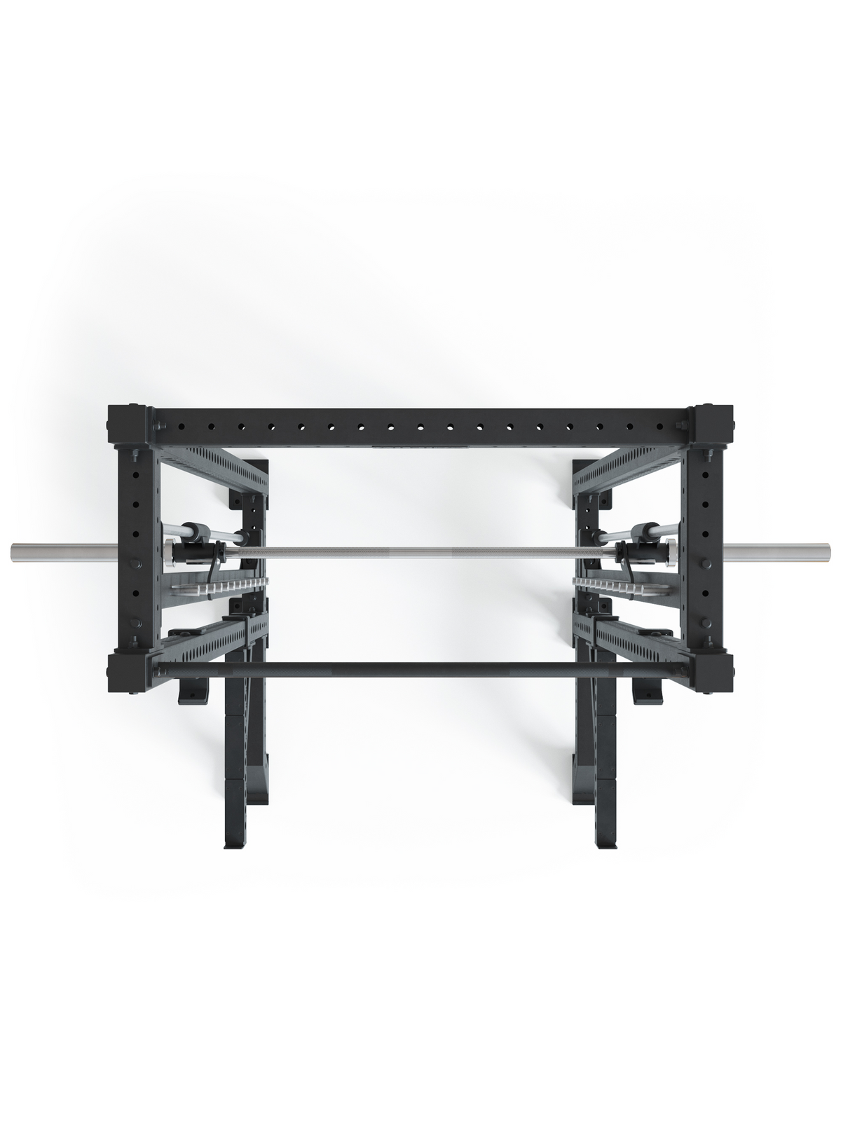 R8 Spectre Short - black Power Rack with barbell