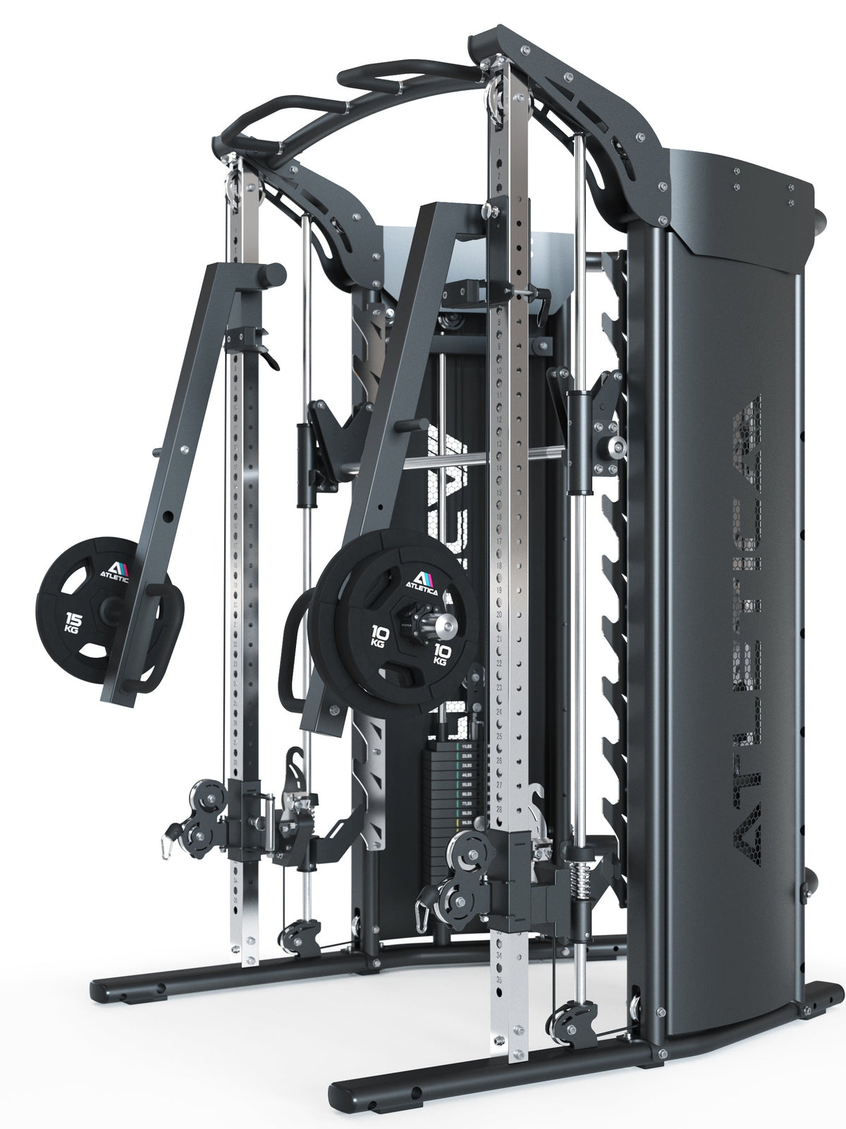 Quantum Home Gym with the height-adjustable Jammer Arms with Gripper Plates