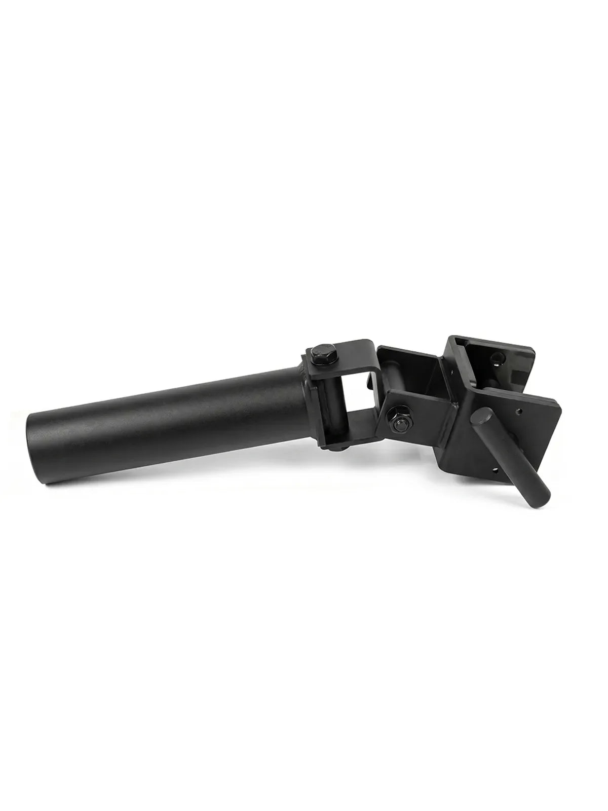 Atletica R7 Landmine attachment, side view with sleeve extended