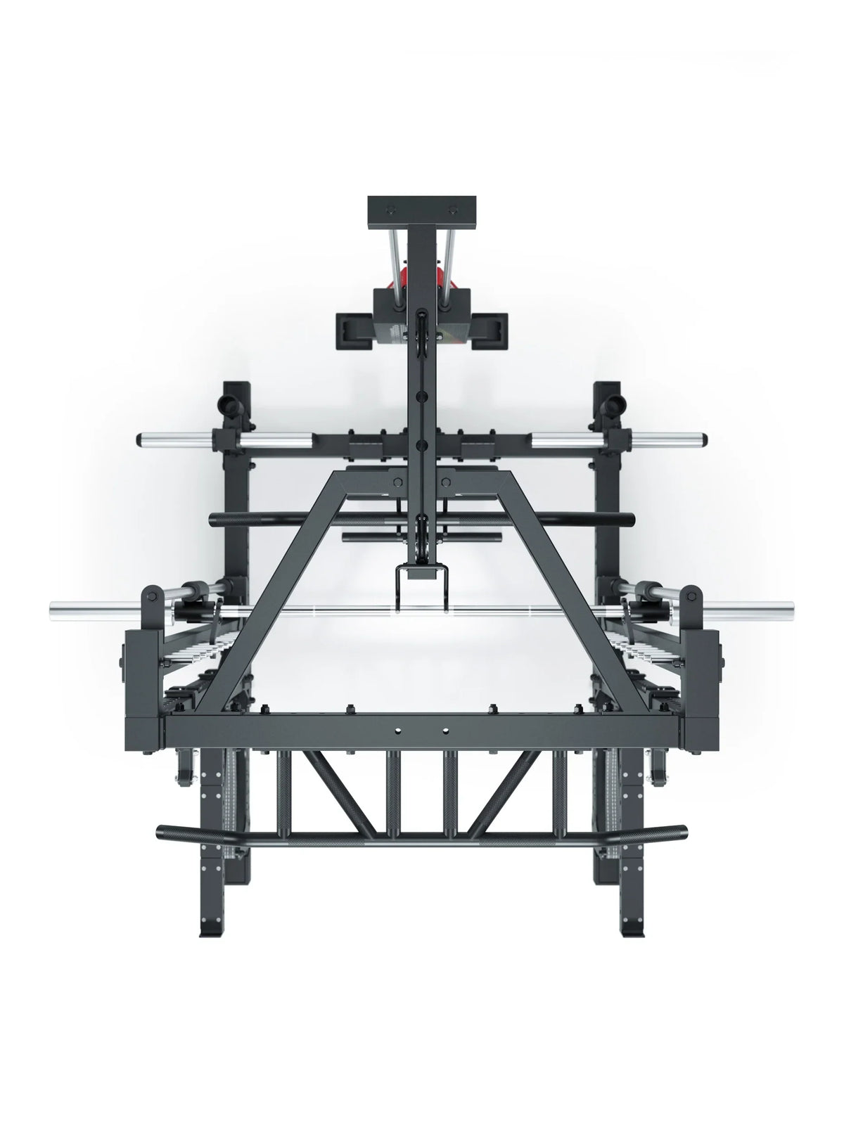 R7 Nemesis Squat Rack with Lat Pulldown and Integrated Smith Machine, for Full-Body Strength Training