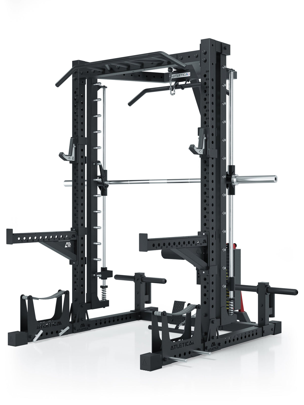 R7 Nemesis Squat Rack with weight stack, 80"