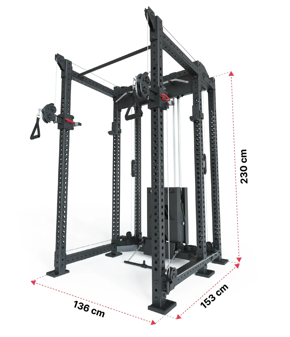 Power Rack R8 Alpha: Dimensions