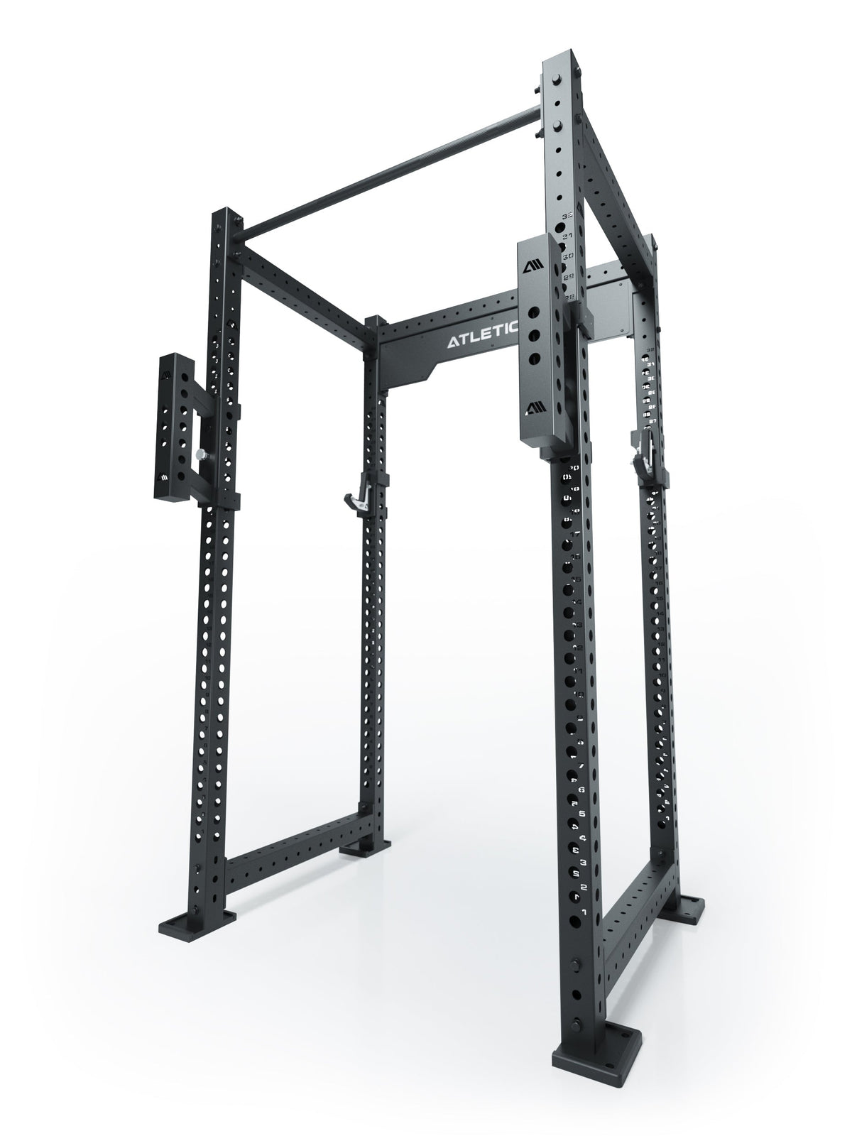 Atletica Multifunction Adapter with hole 25 mm and pin 25 mm on the R8 Base Power Rack