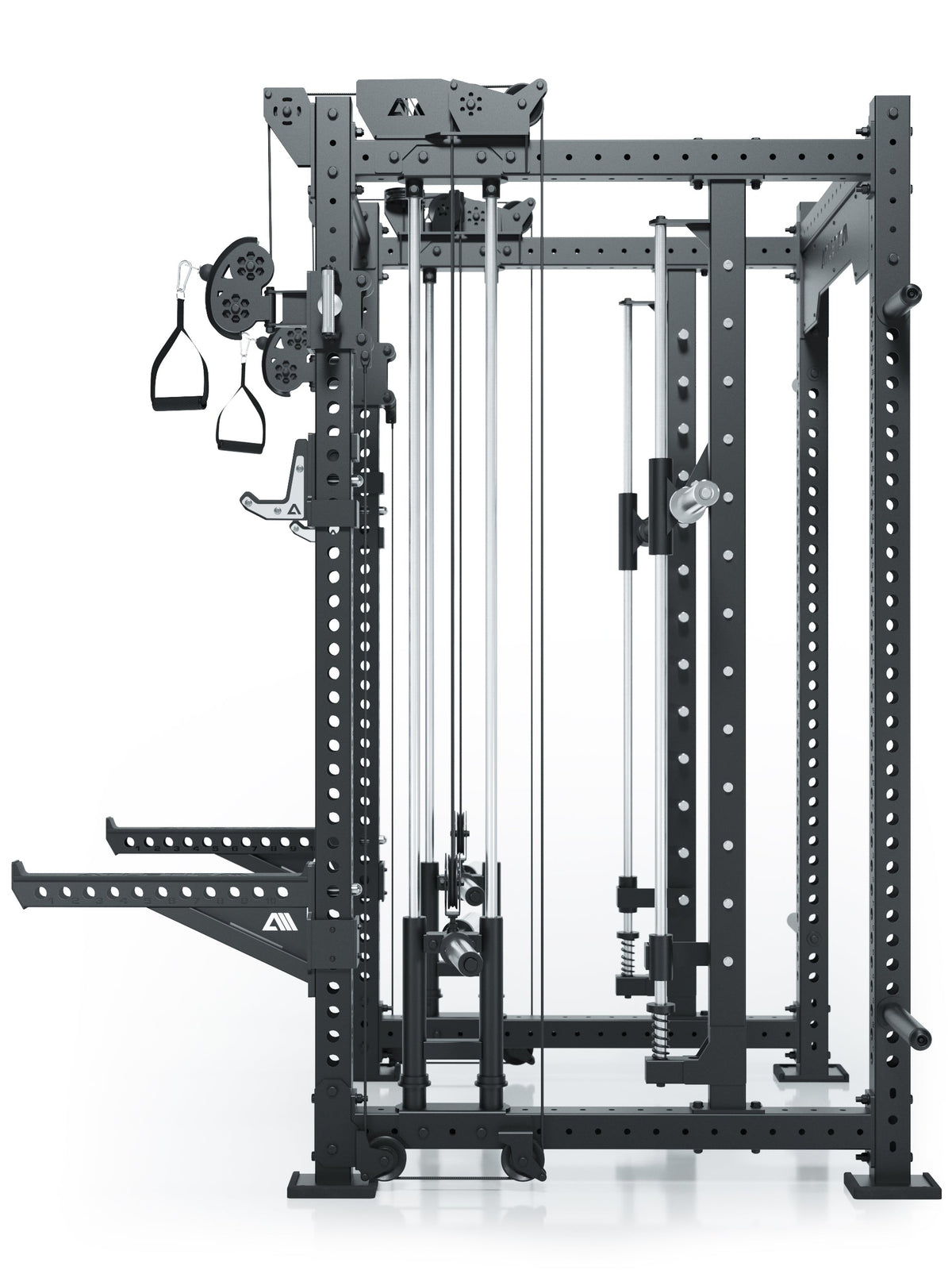 R8 Bradley Power Rack Combat Long Plate Loaded with ball-bearing Cable Pulley and plate mounts